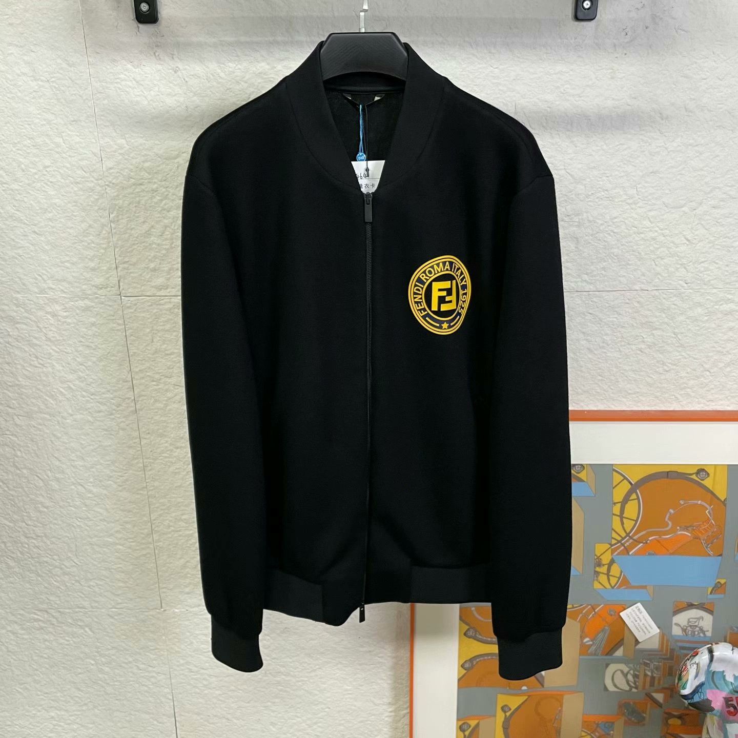 Fendi Fendi Logo Patch Zip Bomber Jacket Size 48 Size US M / EU 48-50 / 2 - 1 Thumbnail