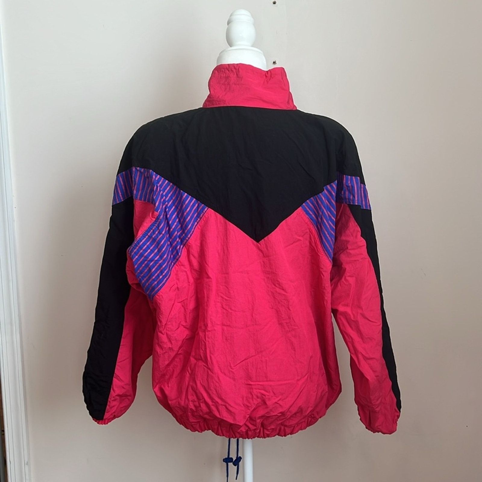 Adidas Vintage Adidas Half Zip Windbreaker Jacket Size L / US 10 / IT 46 - 2 Thumbnail