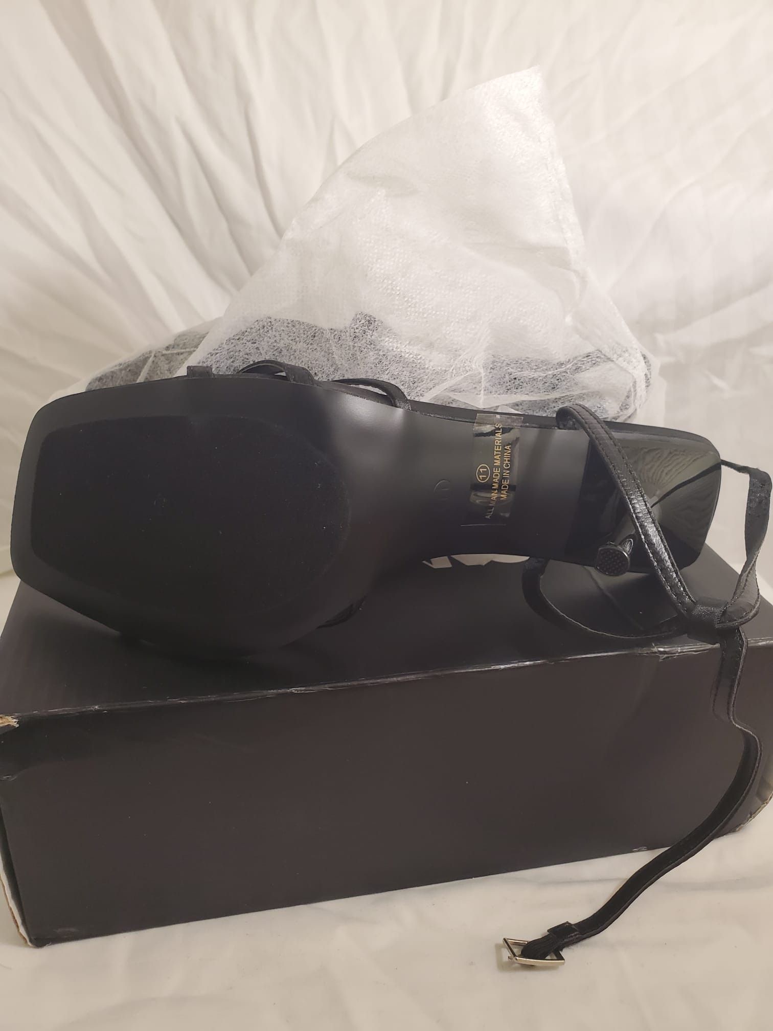 Fashion Nova FASHION NOVA BLACK HEELS Size US 11 / IT 41 - 5 Thumbnail