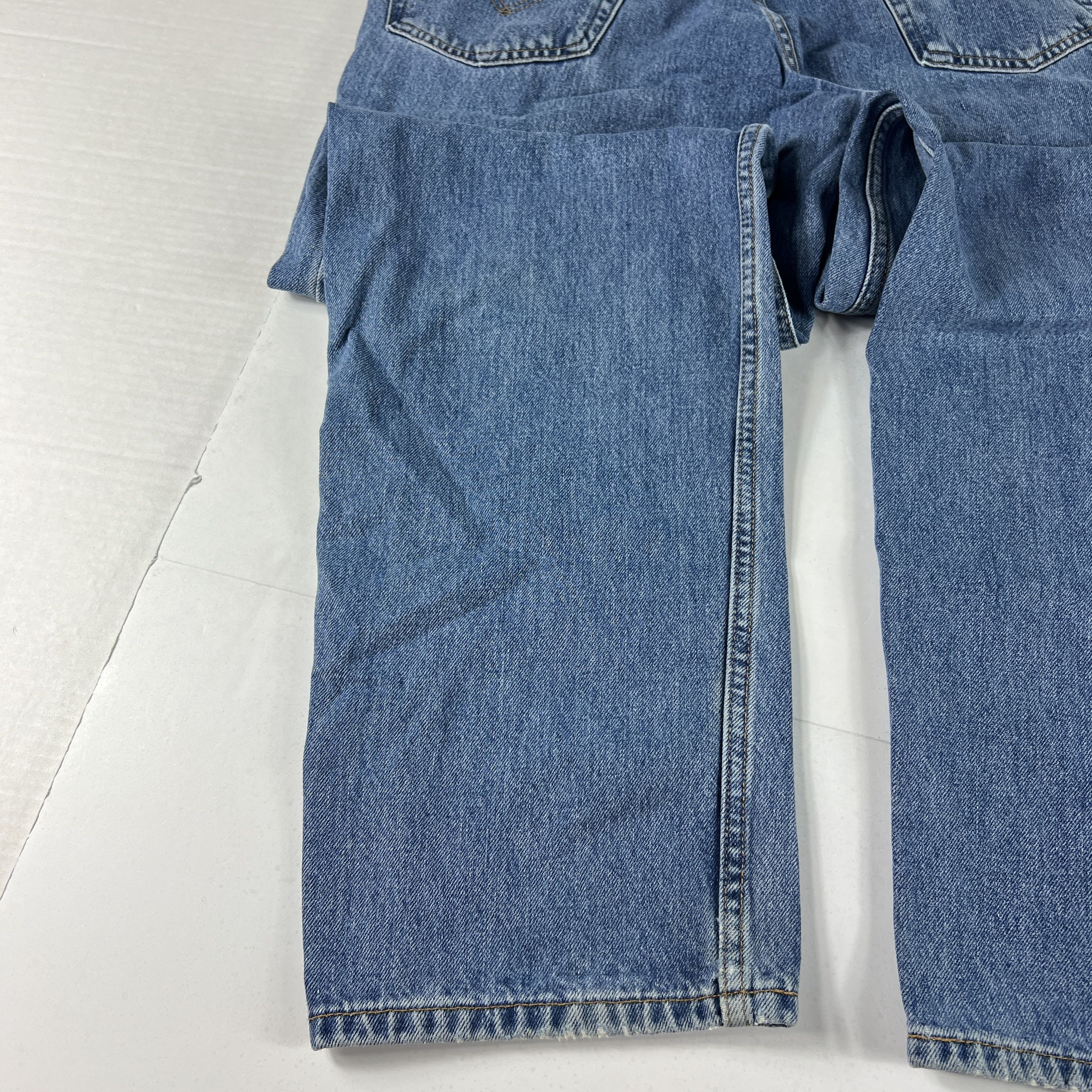 Levi's × Vintage Y2K Levi's Jeans 550 Relaxed Blue Faded Cotton Denim Size US 33 - 16 Thumbnail