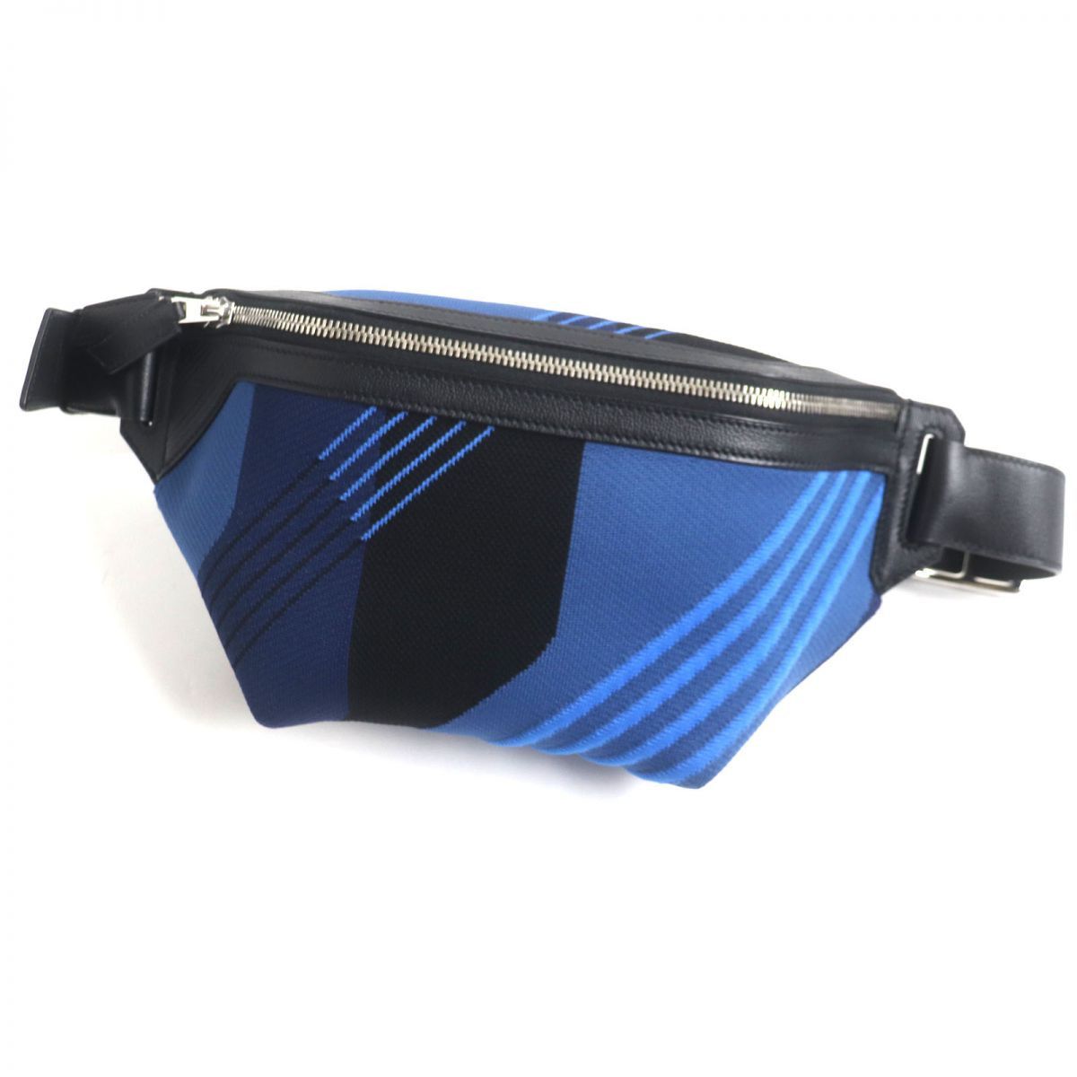 Hermes Hermes Hermes City Slide Cross PM Body Bag Blue Black Canvas Crossbody Bag Z2021 Grailed