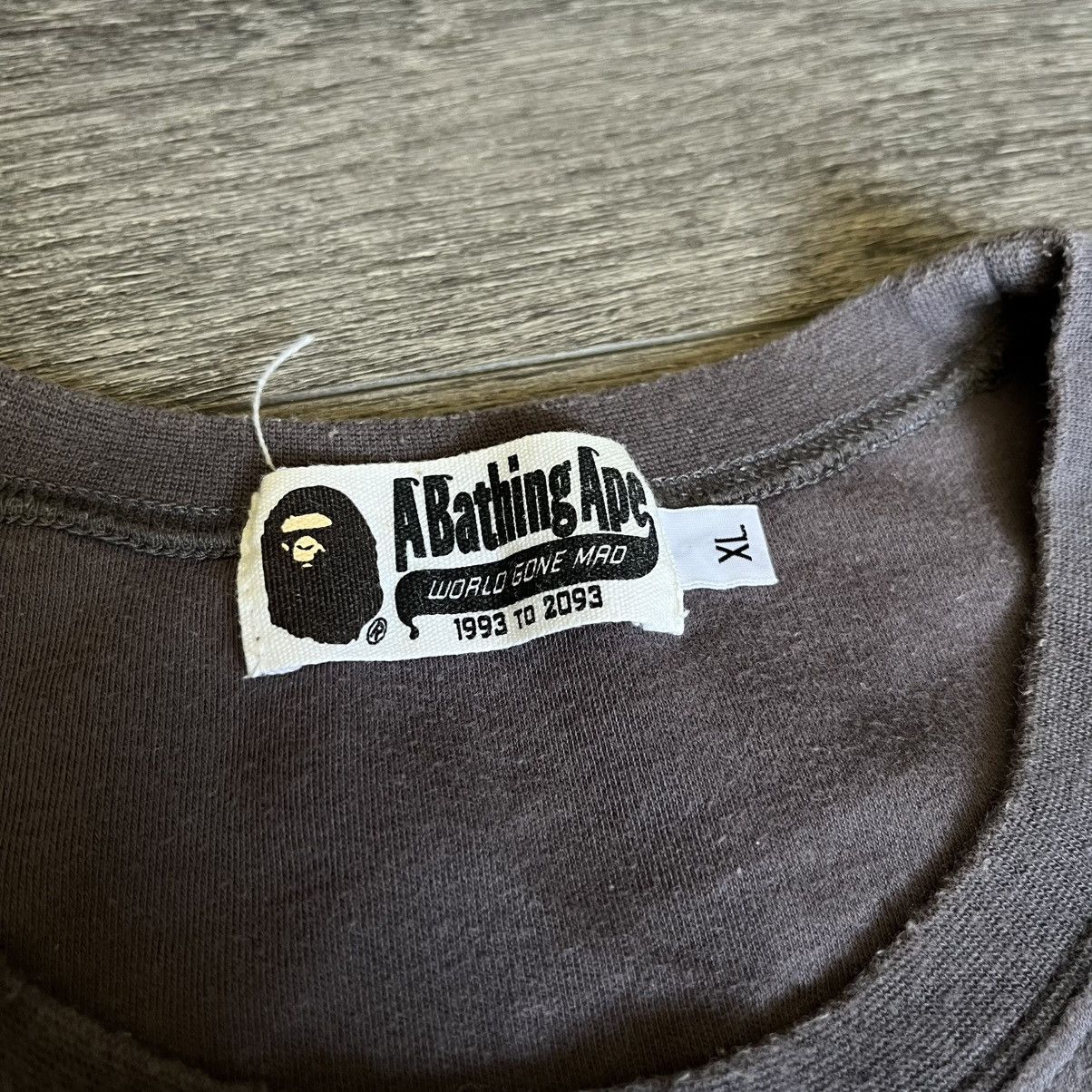 Bape × Nigo Rare A Bathing Ape Bape Bapesta Baby Milo Banana Logo Tee Size US XL / EU 56 / 4 - 6 Thumbnail