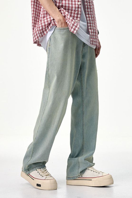 Japanese Brand Men's Clanfit Straight Leg Vintage Distressed Jeans Size US 32 / EU 48 - 3 Thumbnail