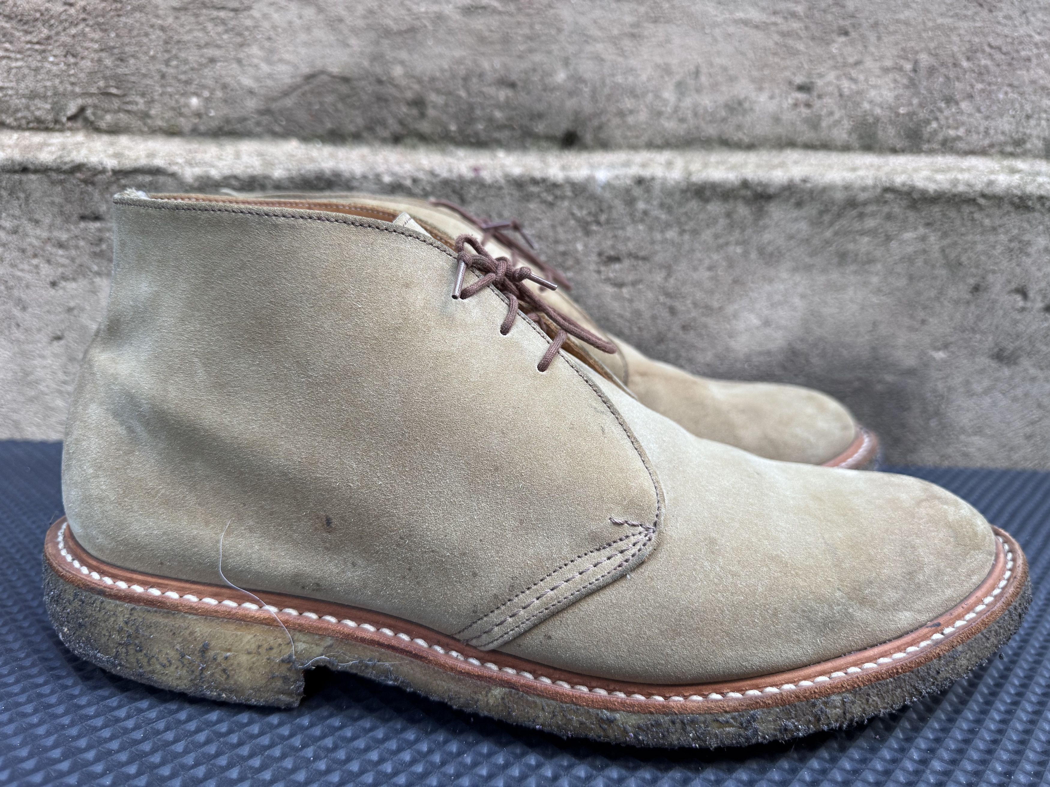 Tricker's TRICKER'S Kelso Suede Desert Chukka Boots Crepe Size US 12.5 / EU 45-46 - 7 Thumbnail