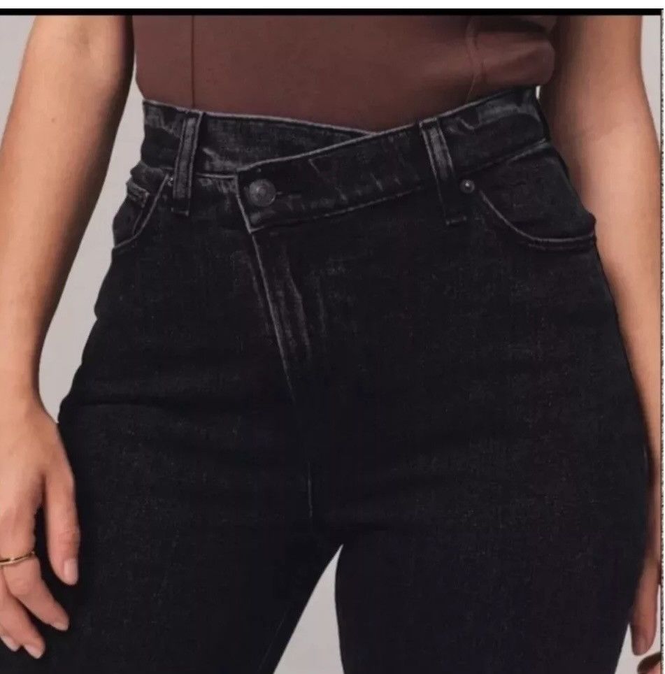 Abercrombie & Fitch Abercrombie & Fitch 90s Slim Jeans Sz 30 gray Size 30" / US 8 / IT 44 - 4 Thumbnail