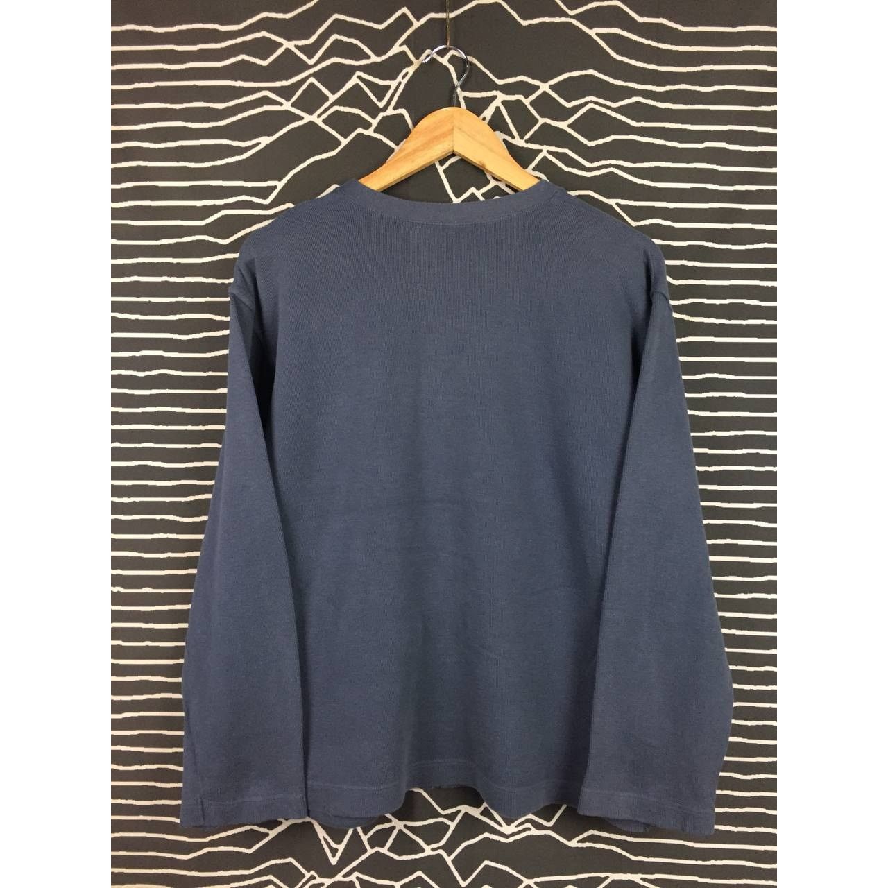 Japanese Brand × Uniqlo Uniqlo Sweat Longsleeve V-Neck Cardigan Size L Size US L / EU 52-54 / 3 - 7 Thumbnail