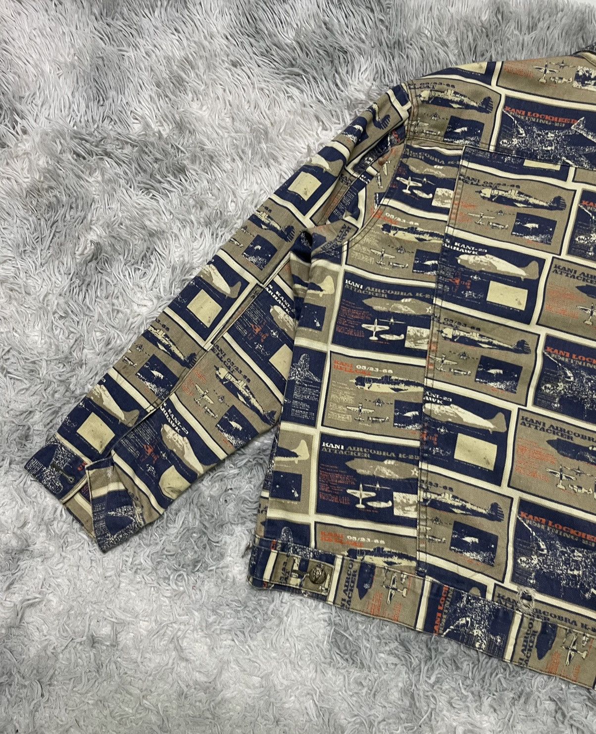 Karl Kani 90s KARL KANI DENIM JACKET FULLPRINT RARE DESIGN DISTRESSED Size US XL / EU 56 / 4 - 15 Thumbnail