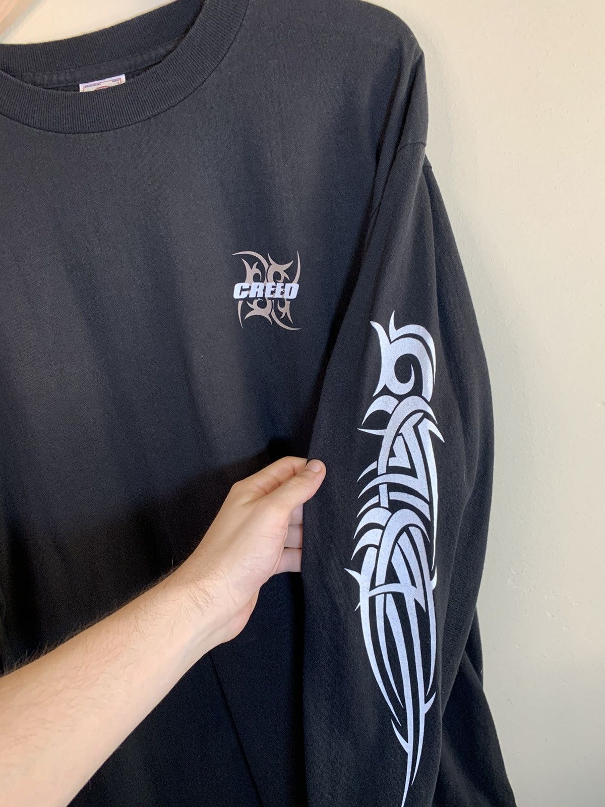 Band Tees × Vintage *RARE* Vintage 1990’s Creed Long Sleeve Band Shirt - Large Size US L / EU 52-54 / 3 - 3 Thumbnail