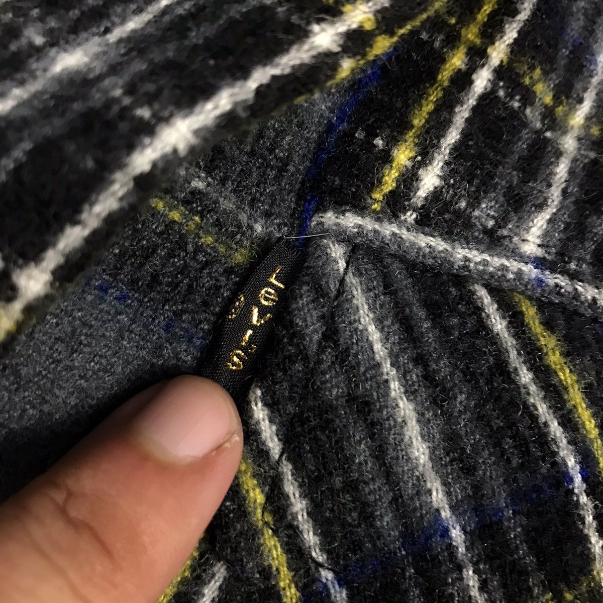 Levi's Vintage Clothing LEVIS BLACK CHECK WOOL BLAZER COAT JACKET Size US S / EU 44-46 / 1 - 6 Thumbnail