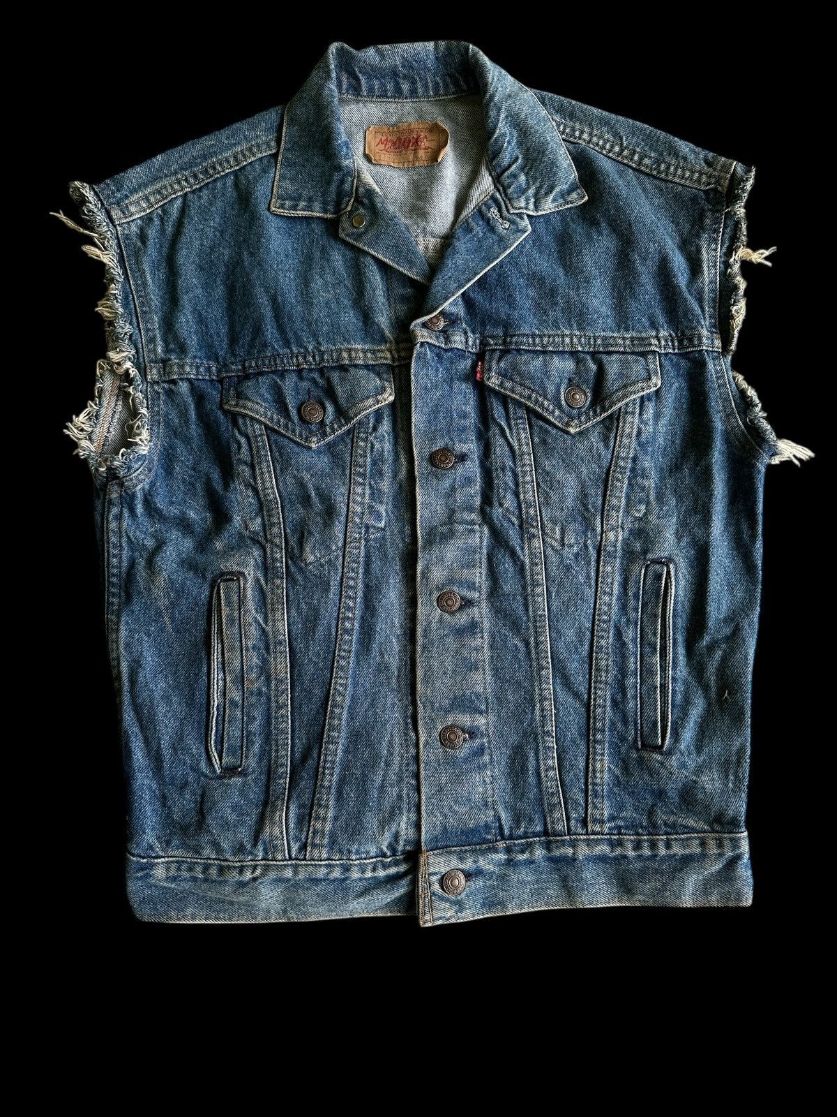 Kapital Denim Jacket💥 Levis Type ||| Denim Jacket SleeveLess 💥 Size US L / EU 52-54 / 3 - 1 Thumbnail