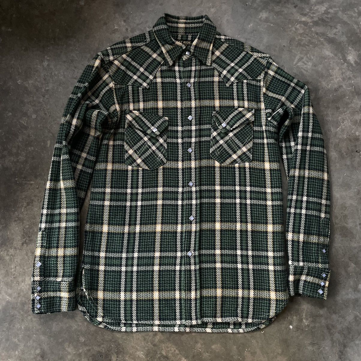 Japanese Brand West ride heavy flannel shirt Size US M / EU 48-50 / 2 - 1 Thumbnail