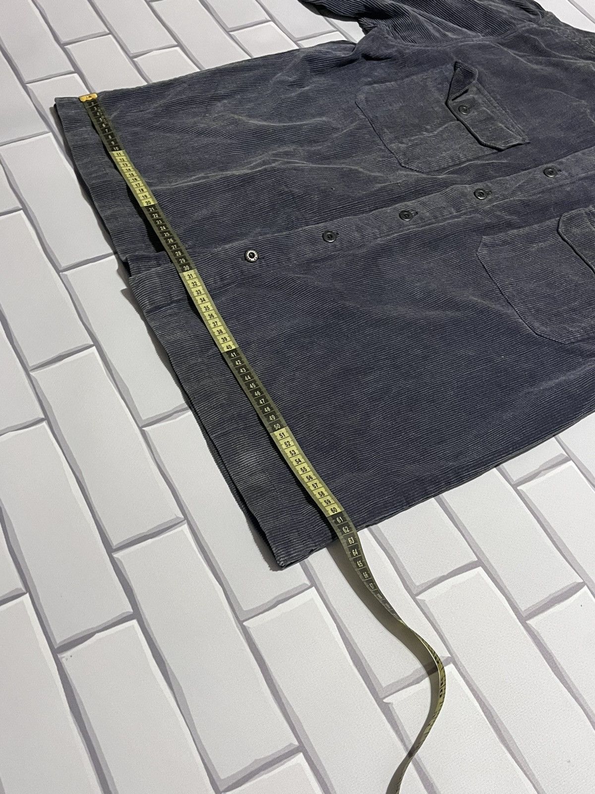 Harley Davidson Harley-Davidson Corduroy Shirt Vintage L Grey Size US L / EU 52-54 / 3 - 11 Thumbnail