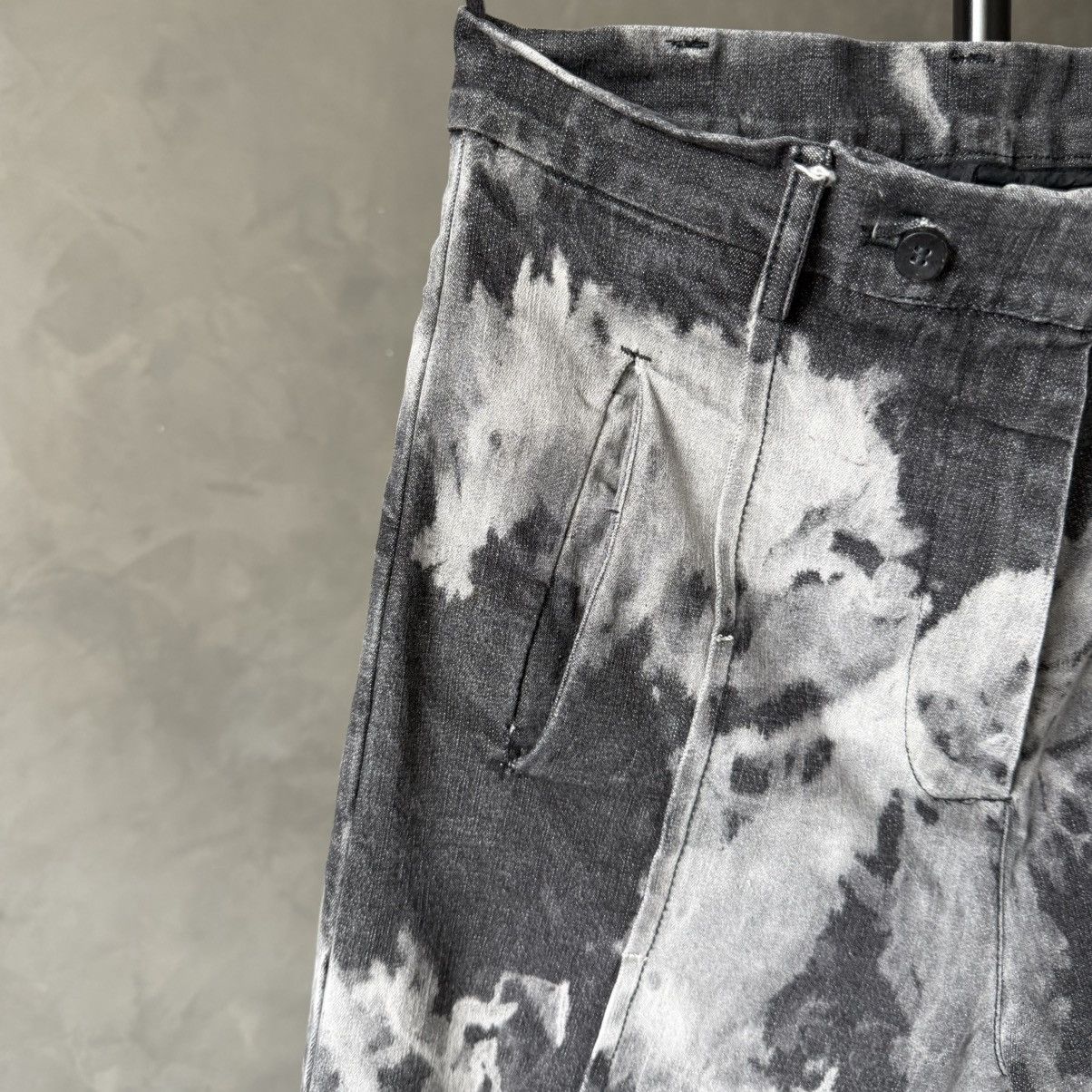 Masnada Masnada Womens Gray Tie Dye Pants Size 28" / US 6 / IT 42 - 6 Thumbnail