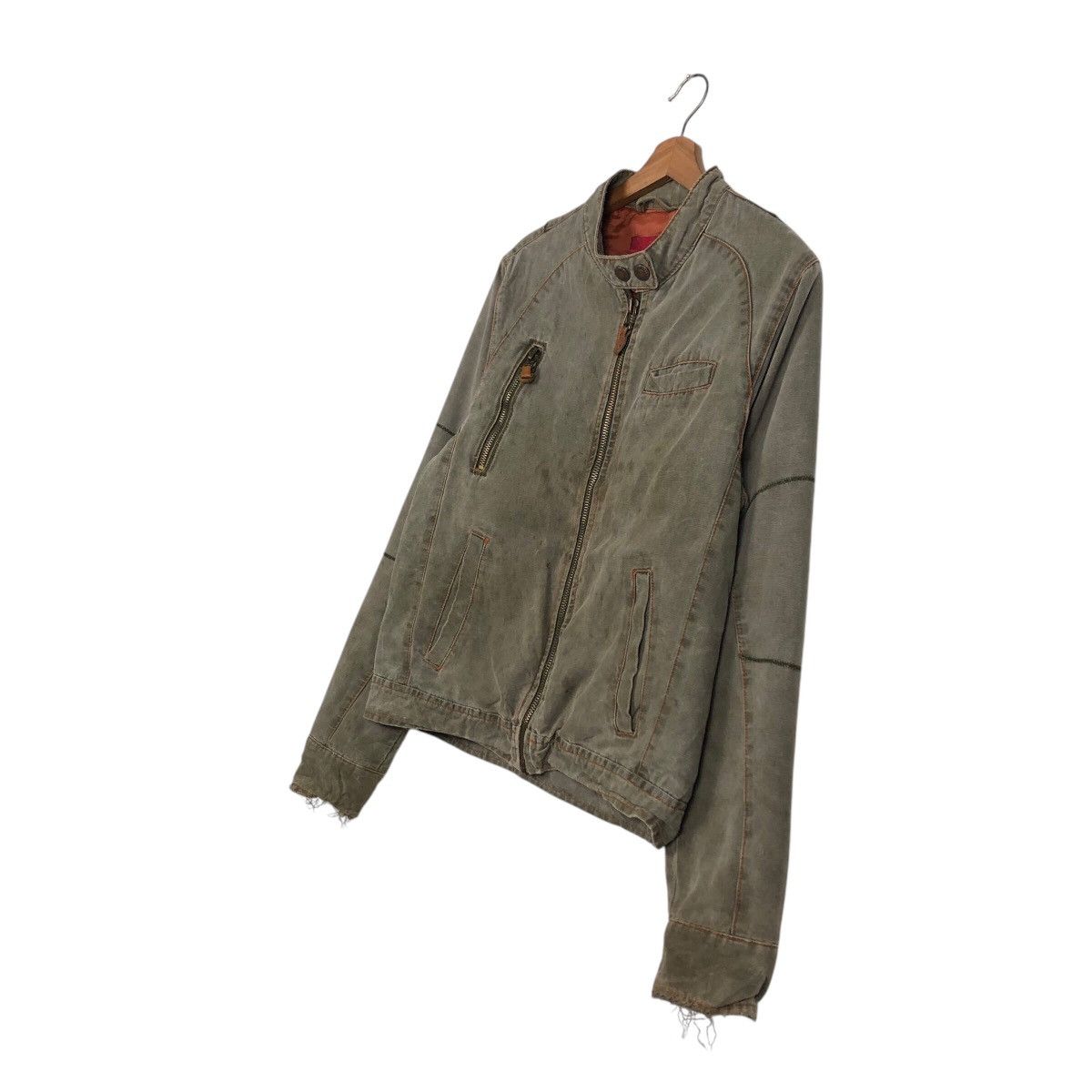 Zara 📌Vintage Cropped Biker Jacket Zara Jeans Multi Pocket Cargo Size US M / EU 48-50 / 2 - 3 Thumbnail