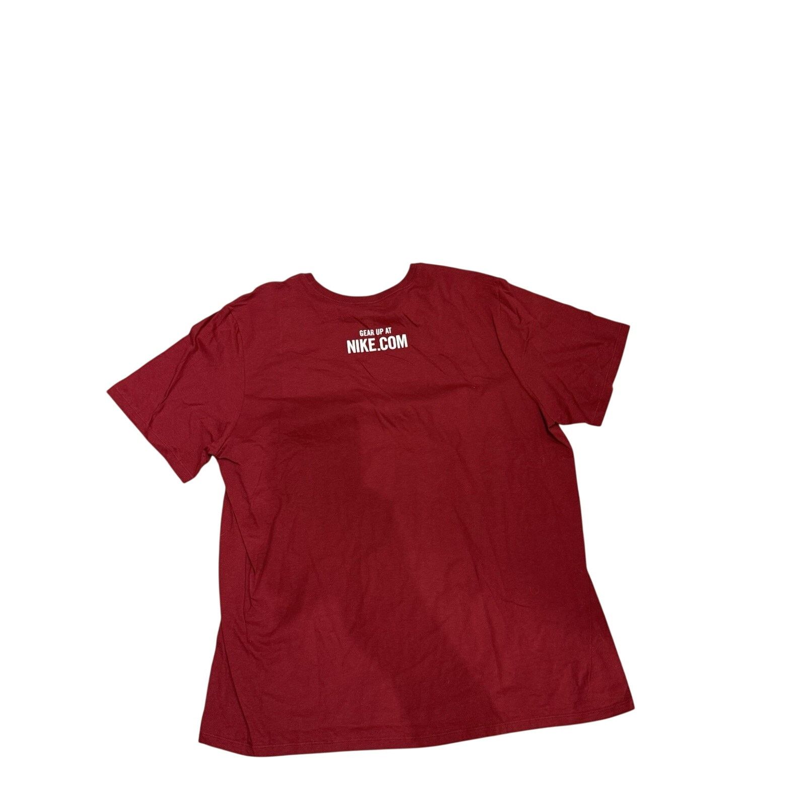 Nike Nike College Burgundy Tuscalooosa Athletic Swoosh Tee Shirt Size US XXL / EU 58 / 5 - 3 Thumbnail