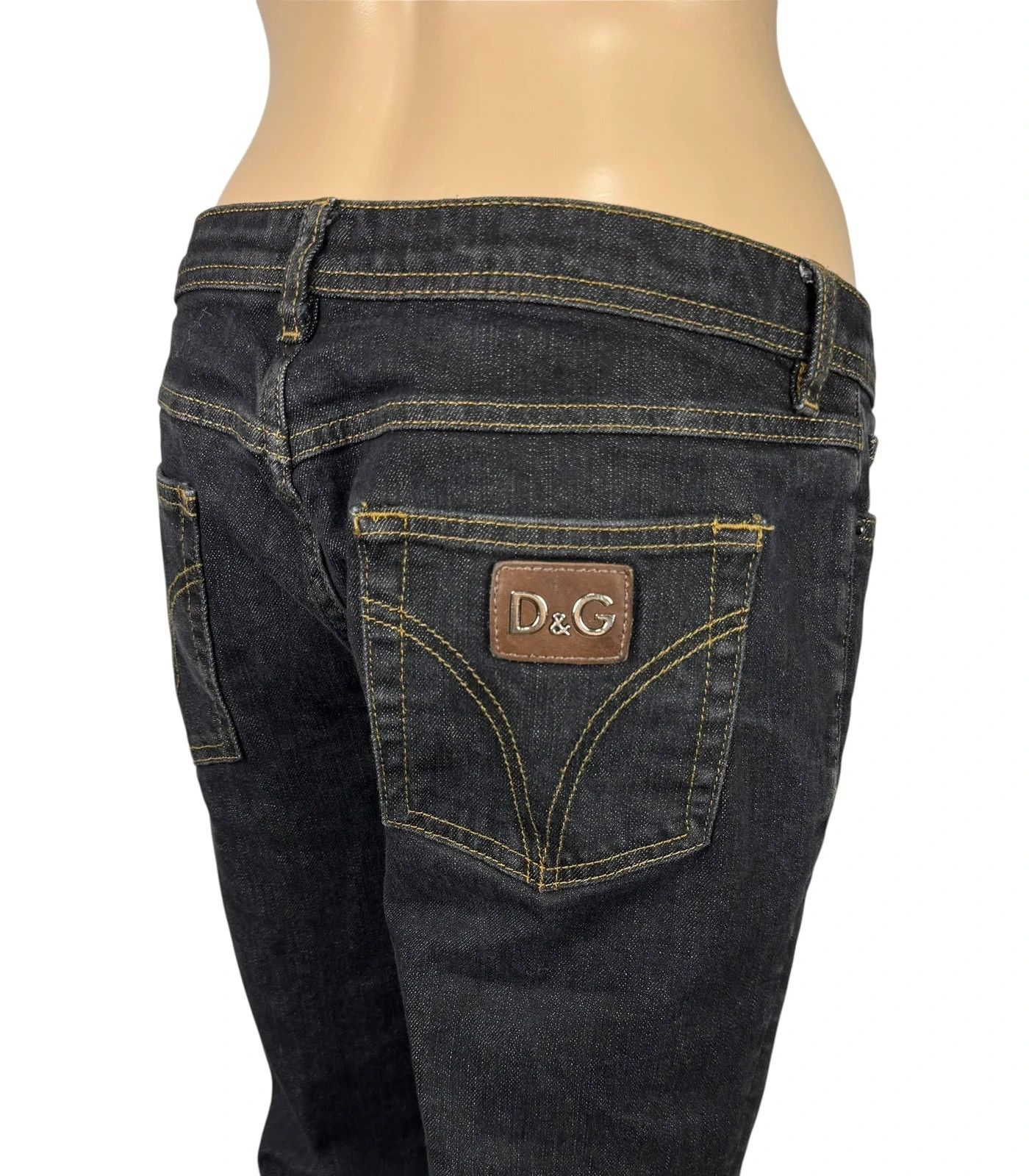 Dolce & Gabbana Dolce & Gabbana Vintage Jeans Ankle Zip Crop size 30 Size 30" / US 8 / IT 44 - 2 Thumbnail