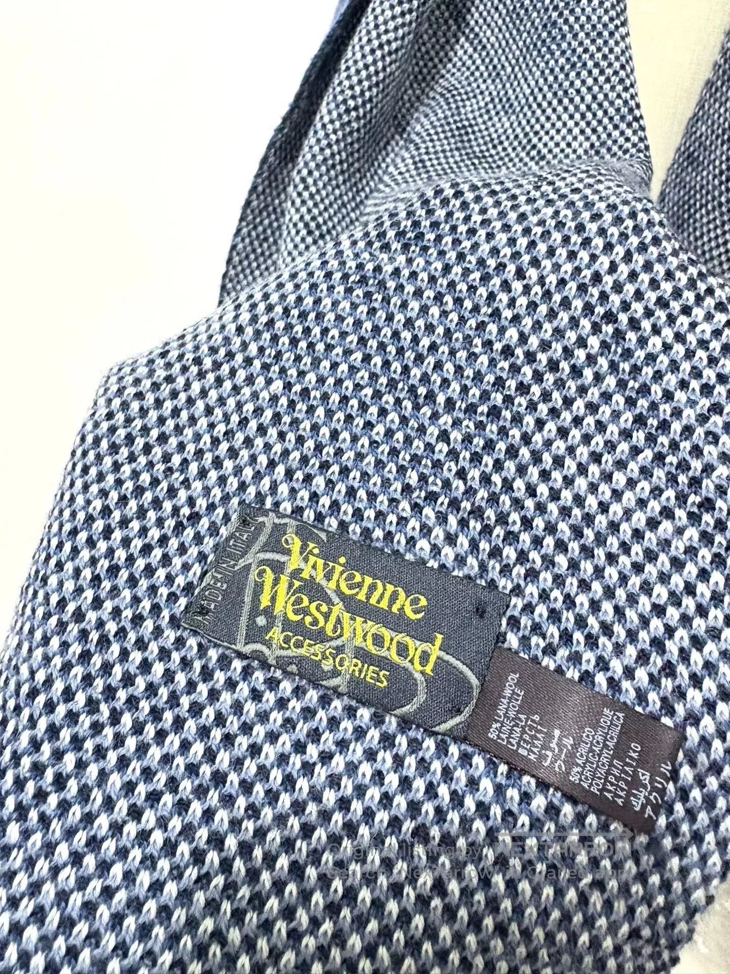 Vivienne Westwood vivienne westwood blue striped saturn scarf. Size ONE SIZE - 7 Thumbnail