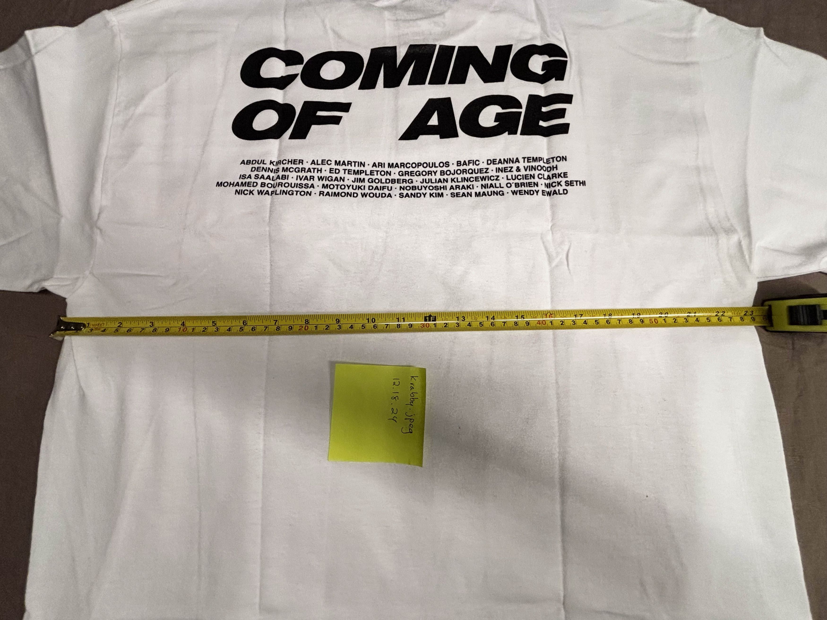 Virgil Abloh Deadstock Virgil Abloh x Niall O’Brien Coming Of Age shirt Size US XL / EU 56 / 4 - 7 Thumbnail