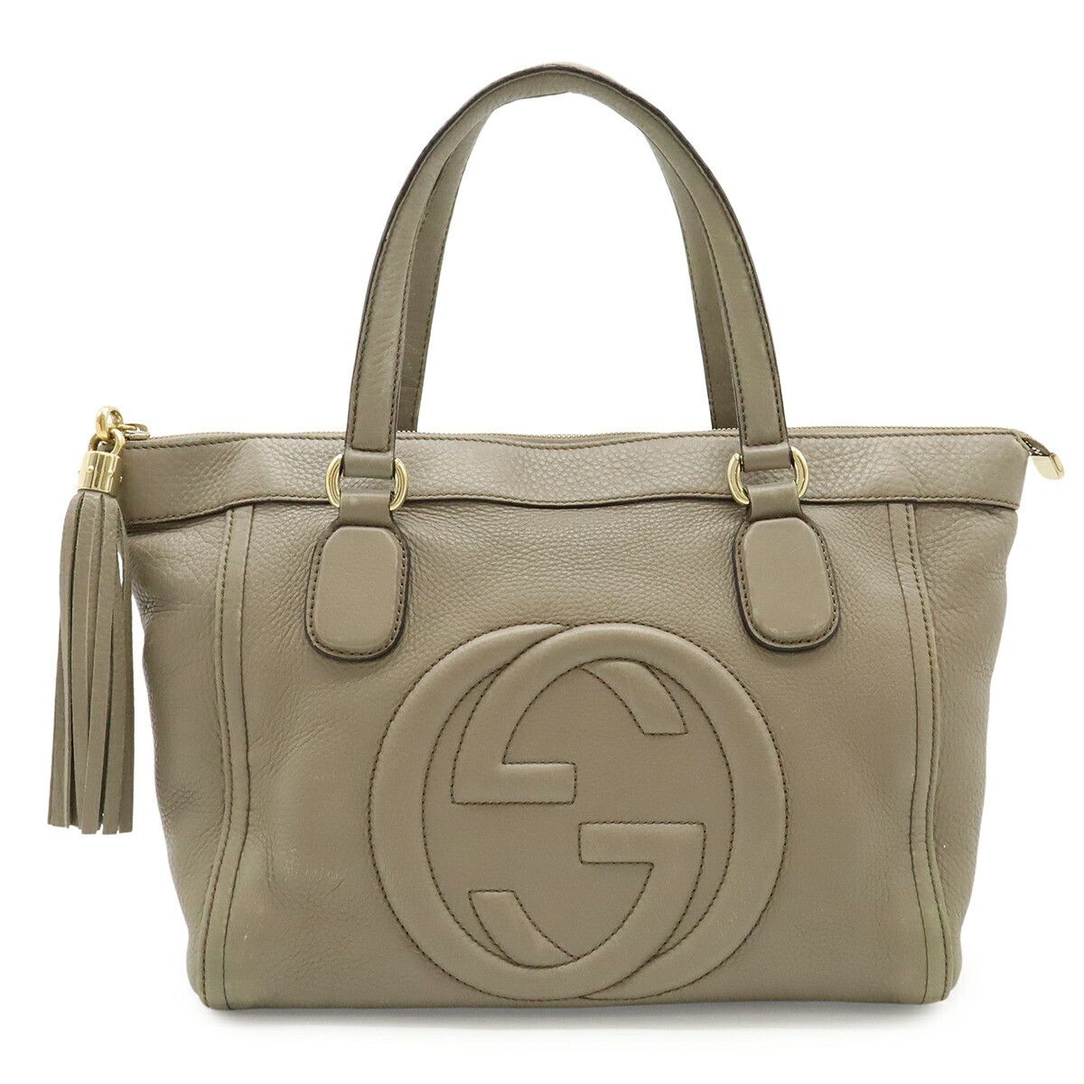 Gucci Gucci Gucci Soho Leather Tote Bag Leather Tote Bag 282307 DUTY FREE for USA Size ONE SIZE - 1 Thumbnail