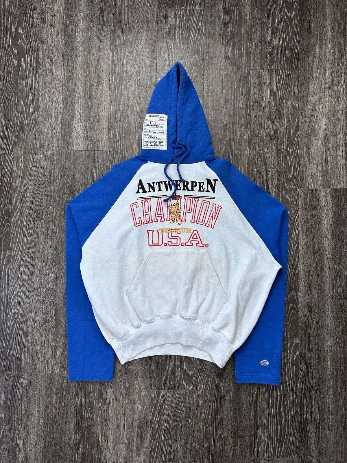 Champion Vetements Antwerpen Hoodie | Grailed
