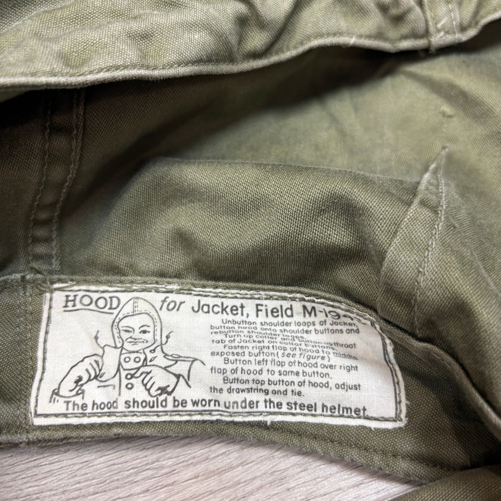 Vintage Rare VTG M43 Field Jacket Hooded WW2 Reworked Men's 34S Size US S / EU 44-46 / 1 - 8 Thumbnail