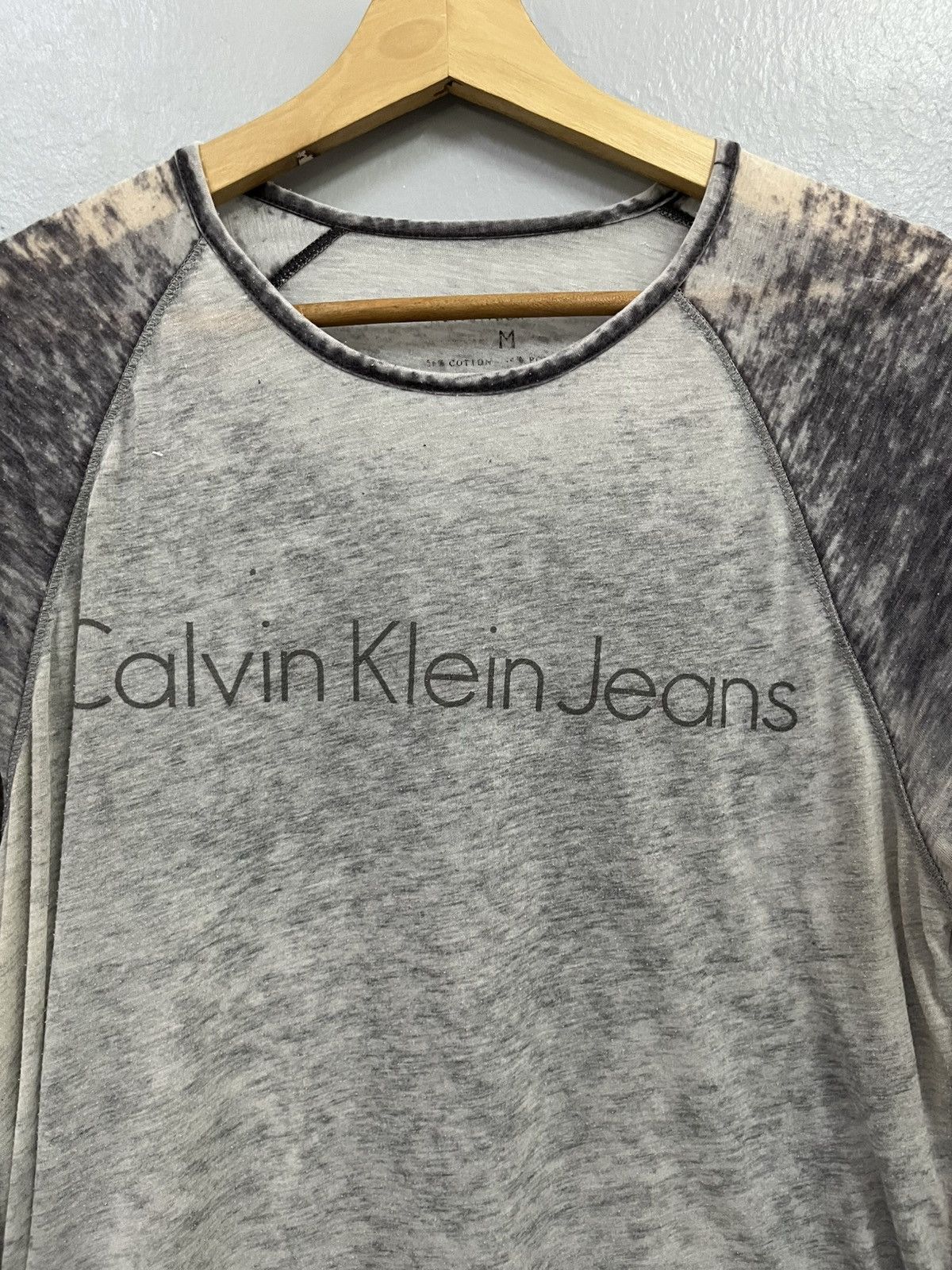 Vintage Vintage thrashed sun faded Ckj tee Size US M / EU 48-50 / 2 - 3 Thumbnail