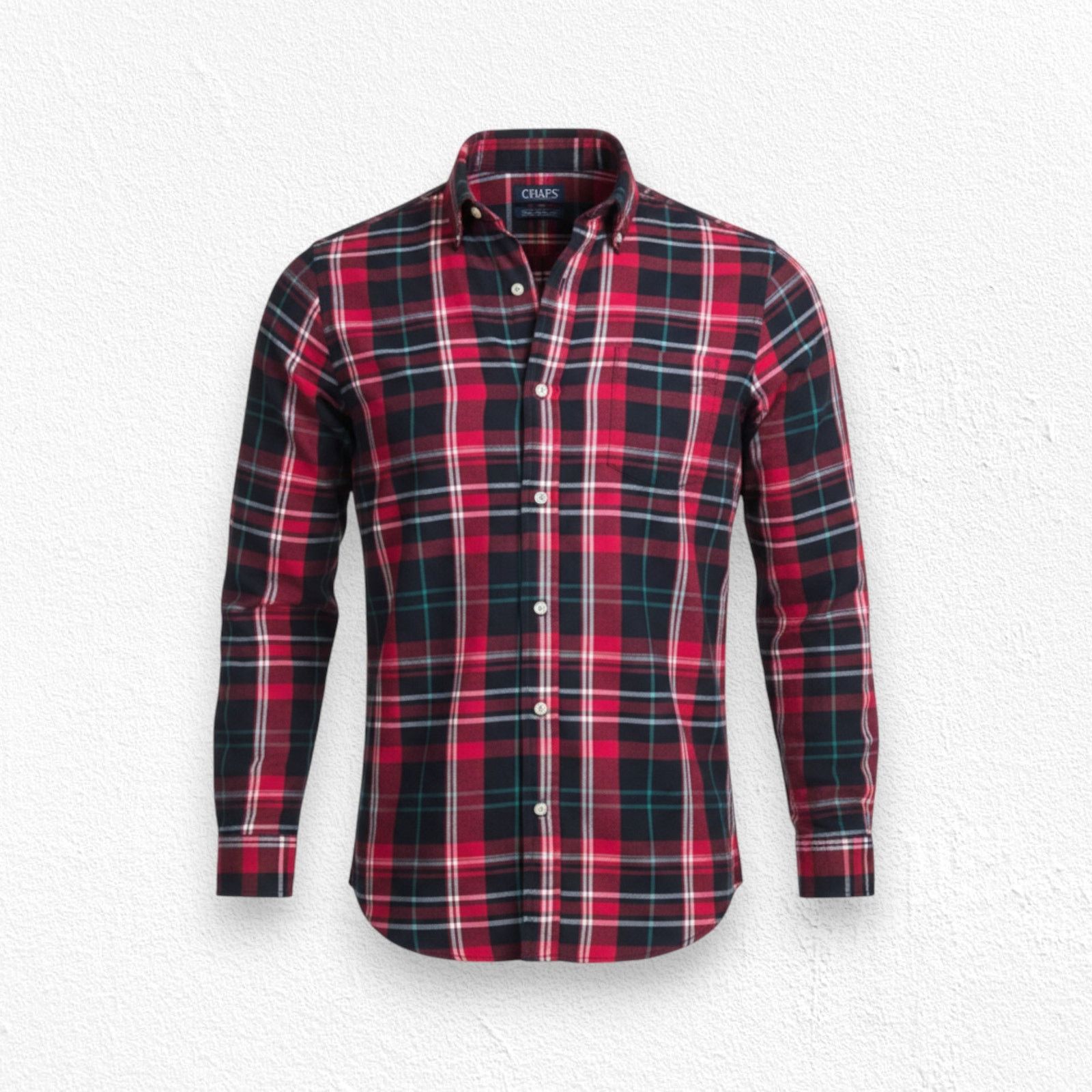 Chaps Chaps Red Plaid Button Down Flannel Size Large Size US L / EU 52-54 / 3 - 1 Thumbnail
