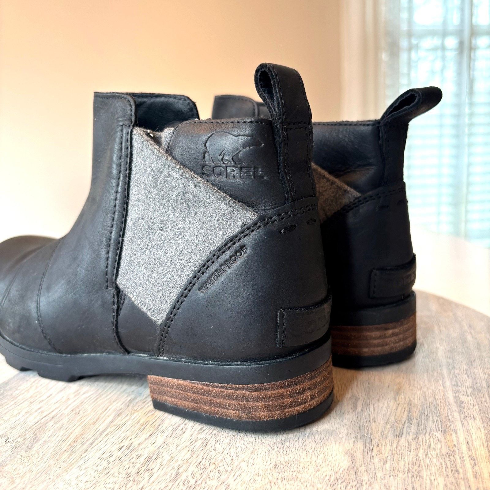 SOREL Sorel Emelie Ankle Chelsea Boots Size 8 Leather NL3718-010 Size US 8 / IT 38 - 6 Thumbnail