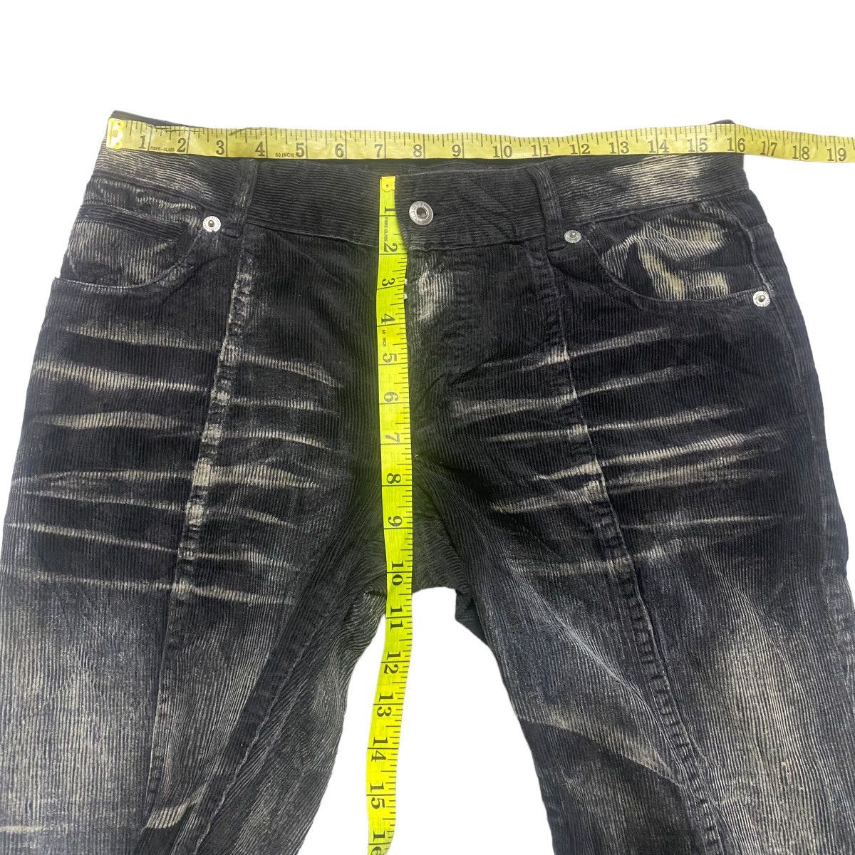 LOWBOX Japanese Brand LOWBOX Acid Wash Corduroy Flare Pants Size US 31 - 18 Thumbnail
