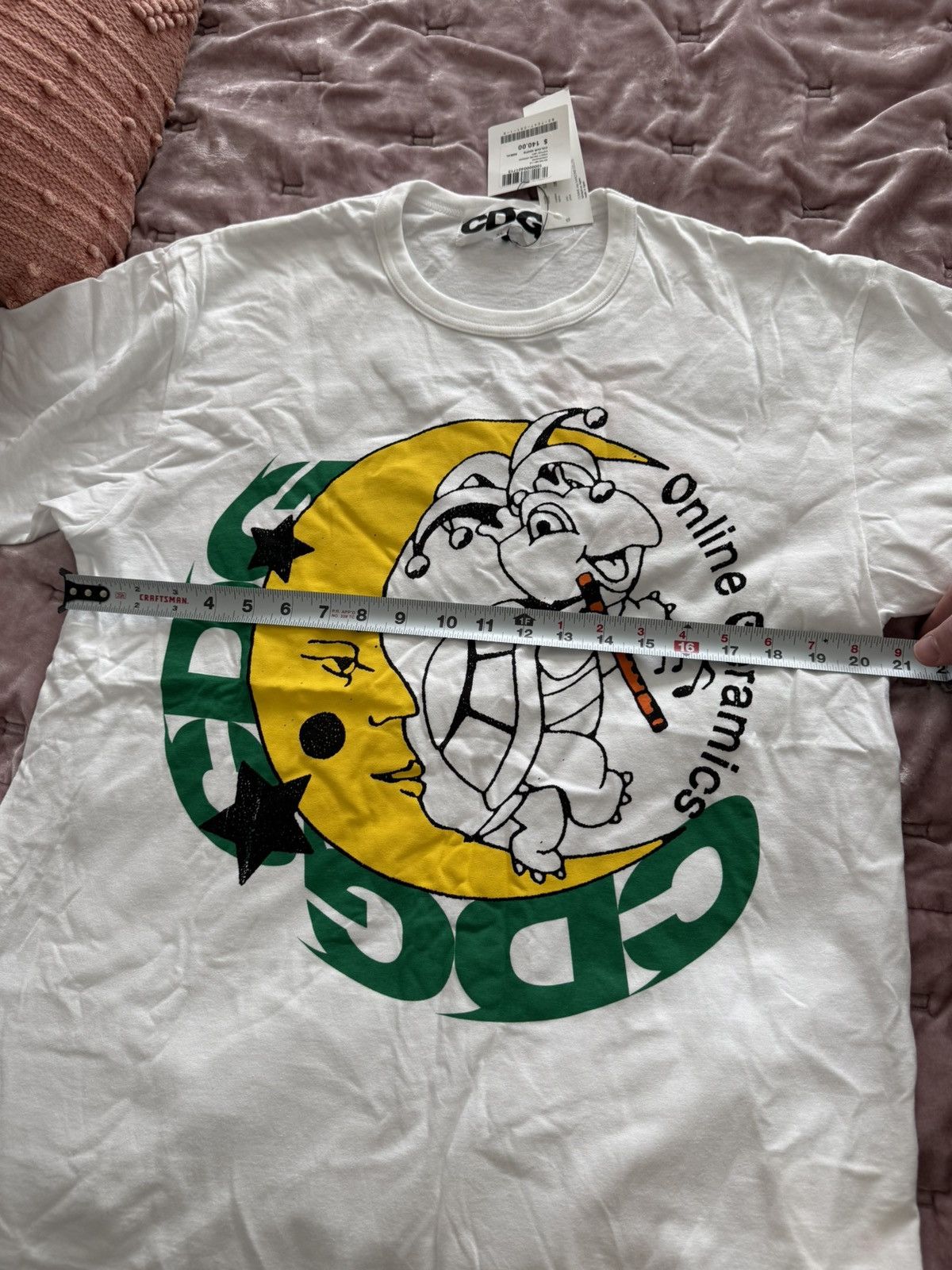 CDG by Comme des Garcons × Online Ceramics Turtle moon tee online ceramics and cdg Size US XL / EU 56 / 4 - 14 Thumbnail