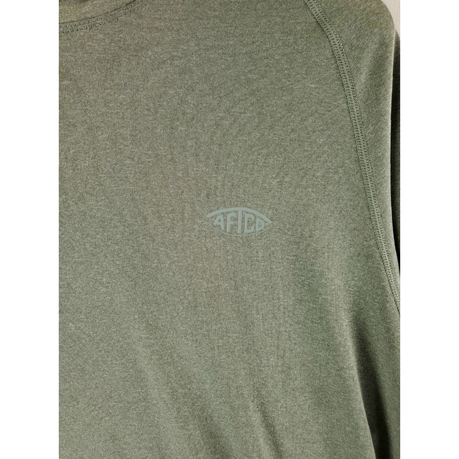Vintage AFTCO Hoodie Pullover Mens L Gray Lightweight Hooded Shirt? Size US L / EU 52-54 / 3 - 3 Thumbnail