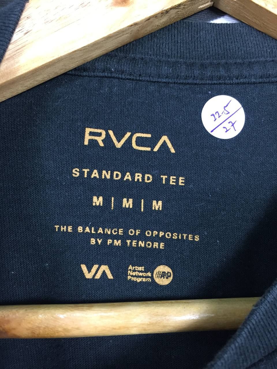 RVCA RVCA Artis Network Program Patched Logo Streetwear Tee Size US M / EU 48-50 / 2 - 7 Thumbnail
