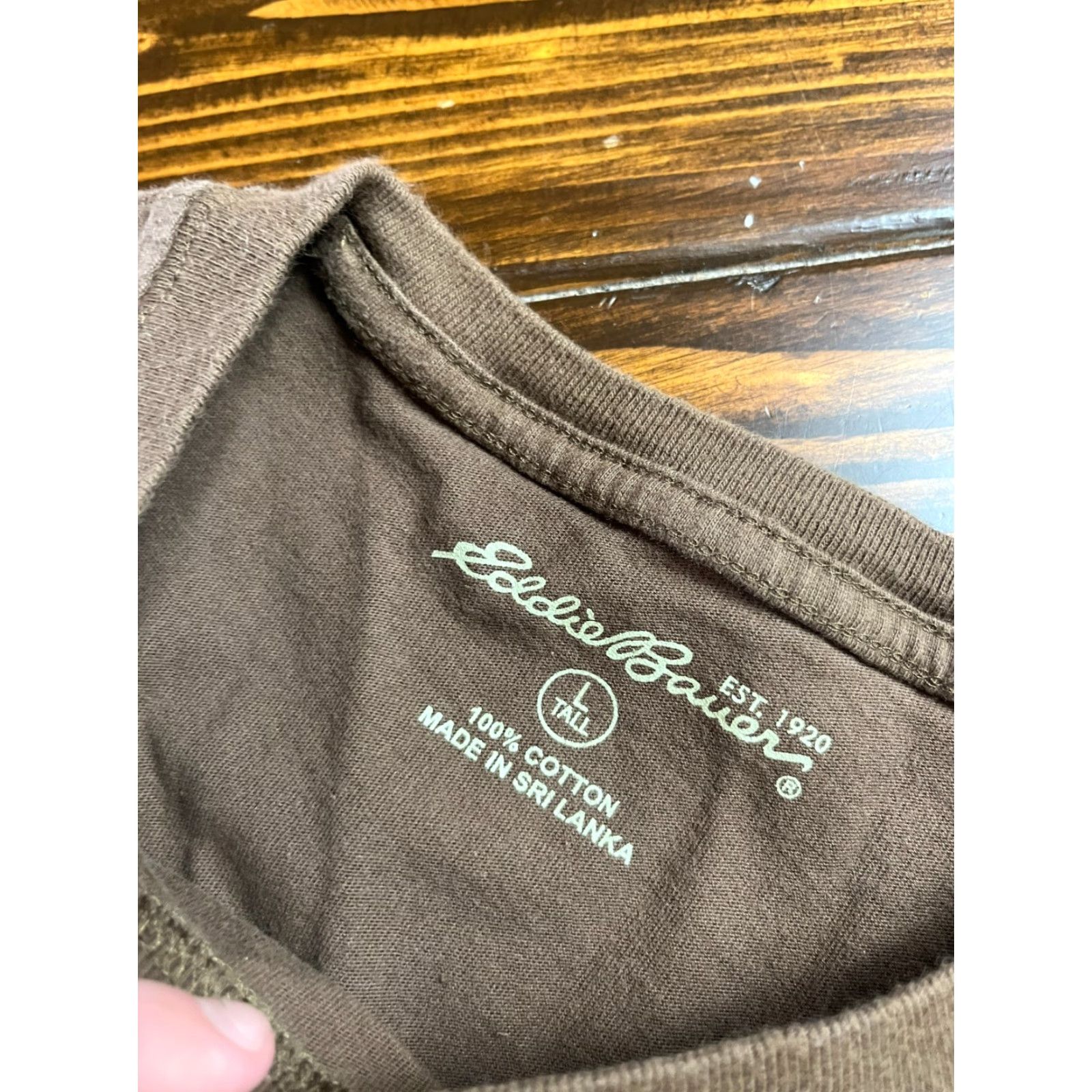 Eddie Bauer Eddie Bauer Shirt Men's Large Tall Brown Long Sleeve Hunting Buck Shirt) Size US XL / EU 56 / 4 - 6 Thumbnail