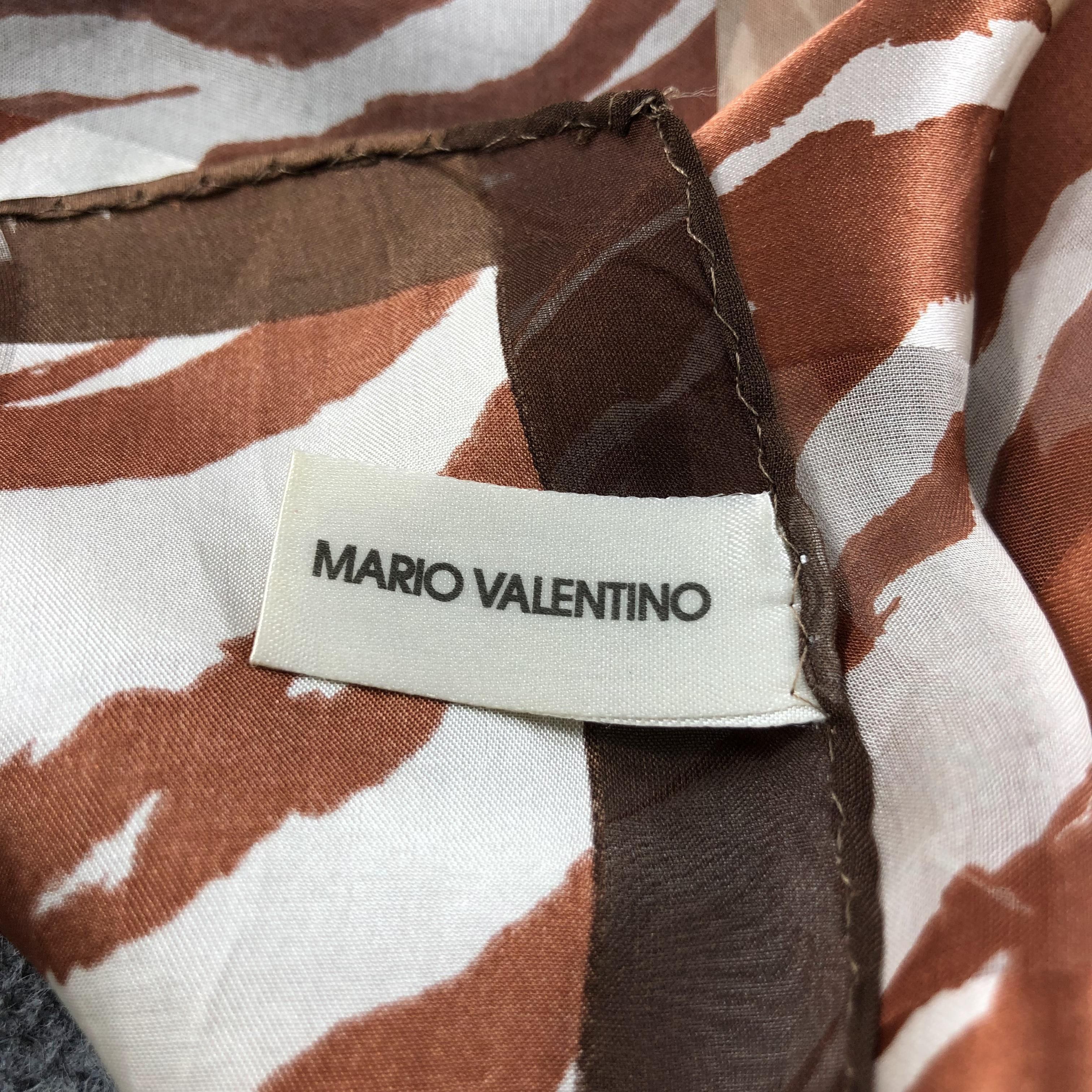 Mario Valentino Vintage Mario Valentino Slit Thread Silk Scarf M356 Size ONE SIZE - 8 Thumbnail
