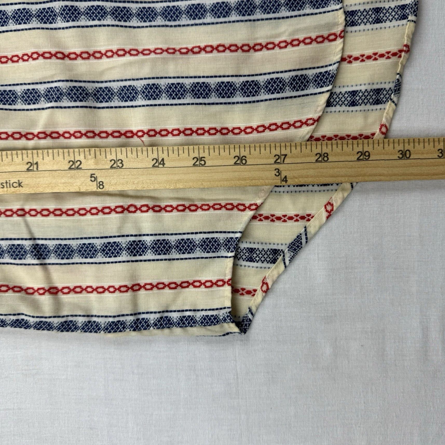 Vintage VINTAGE Gibson Button-Up Shirt Adult Large Ivory Striped 1960s 70s Mens Size US L / EU 52-54 / 3 - 7 Thumbnail