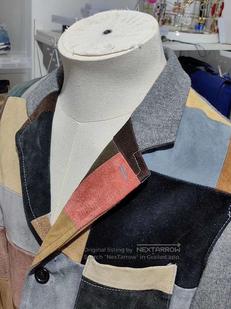 Comme des Garcons Comme des Garcons Patchwork Leather Blazer. Size US M / EU 48-50 / 2 - 3 Thumbnail