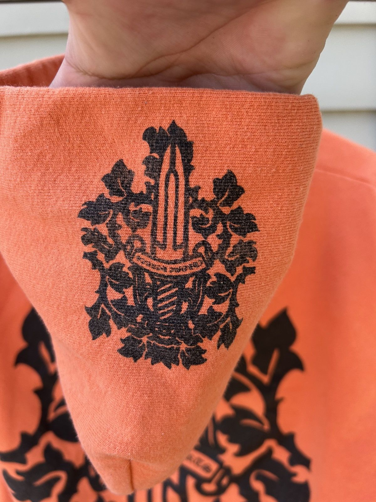 Chrome Hearts Chrome hearts Dagger hoodie orange Size US XL / EU 56 / 4 - 3 Thumbnail