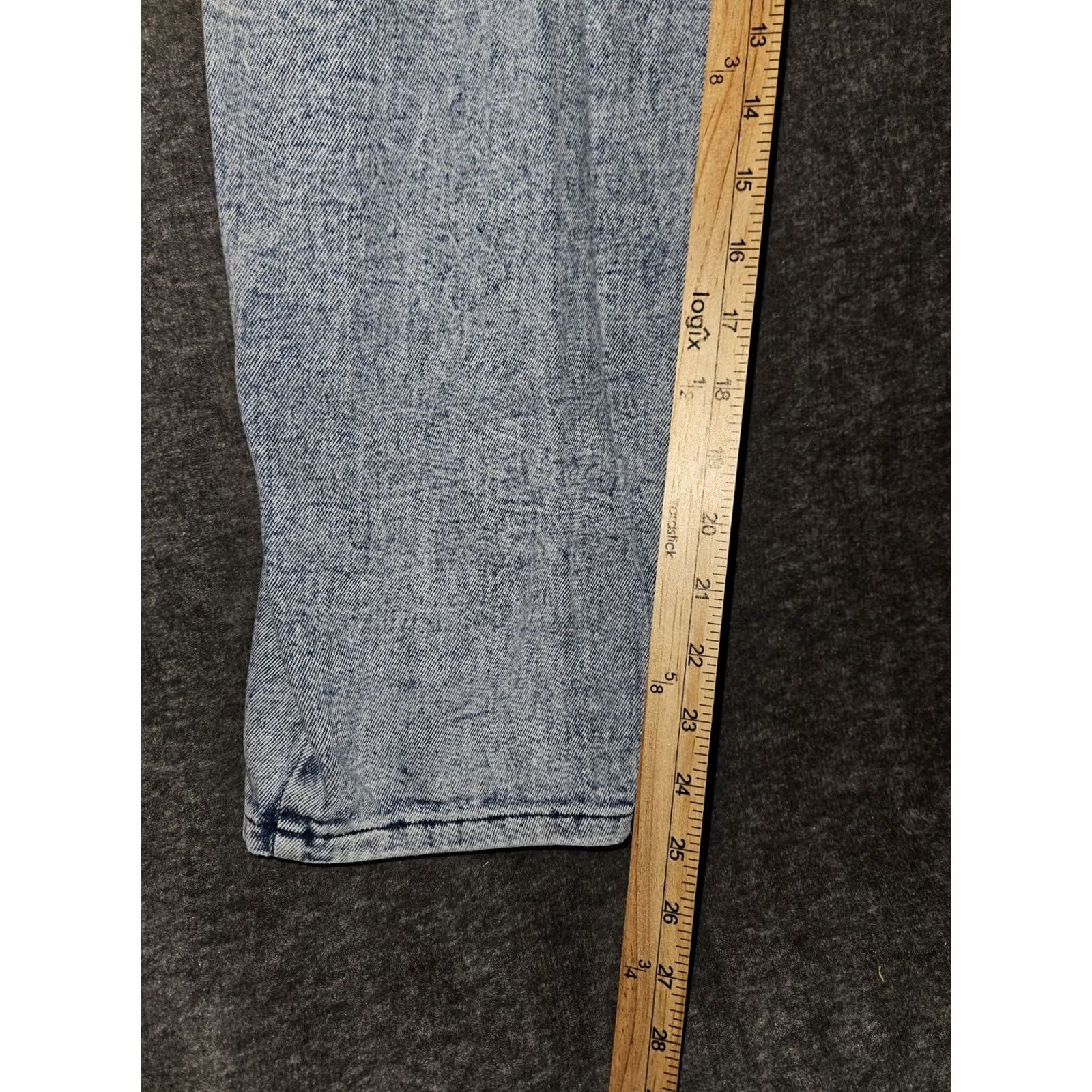 Vintage VINTAGE BonJour High Rise Mom Jeans Women's 6 Blue Stonewash Denim 80s 90s Mens Womens Size 28" / US 6 / IT 42 - 5 Thumbnail
