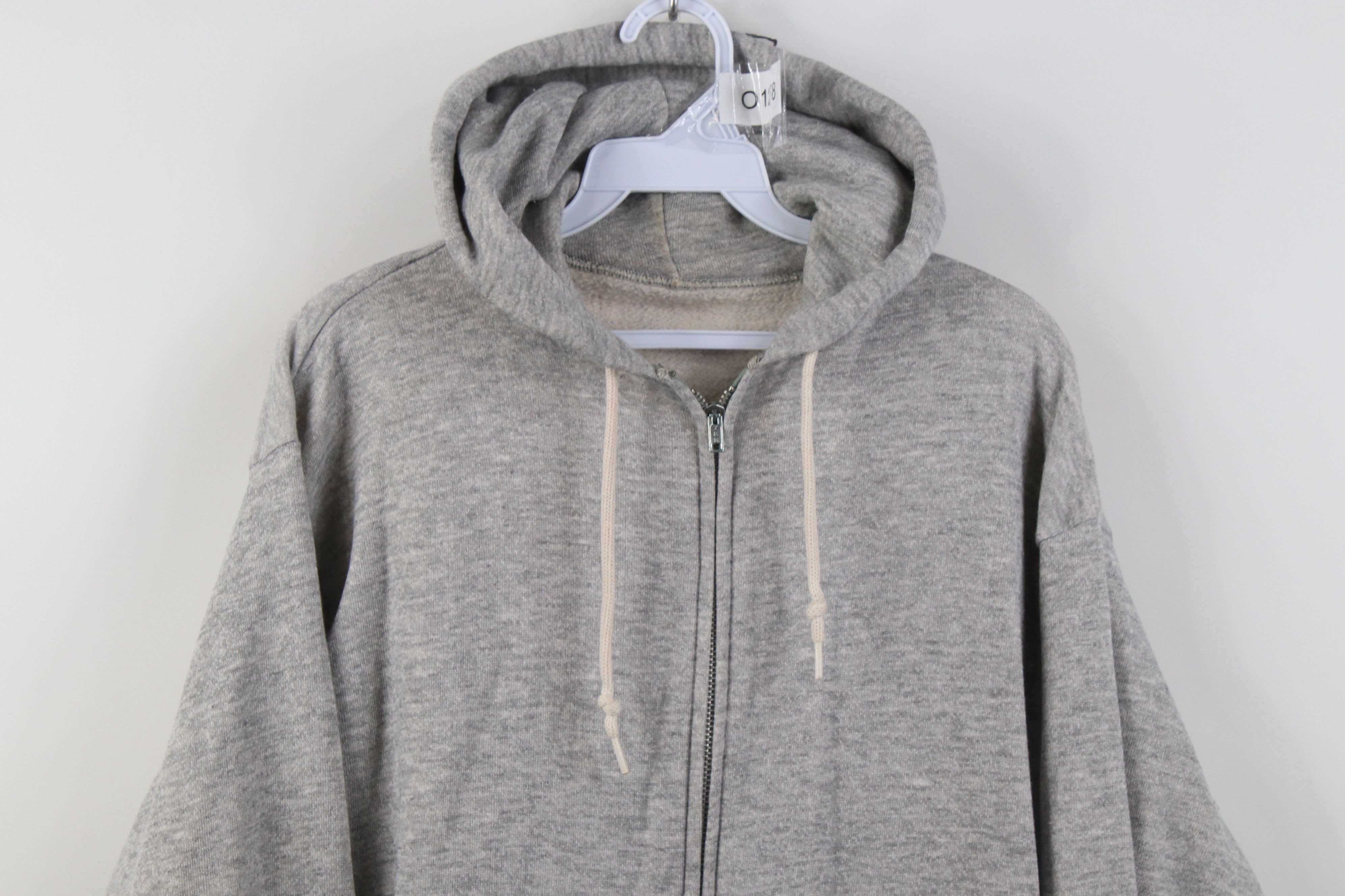 Vintage Vintage 70s Streetwear Full Zip Hoodie Sweatshirt USA Size US M / EU 48-50 / 2 - 2 Thumbnail