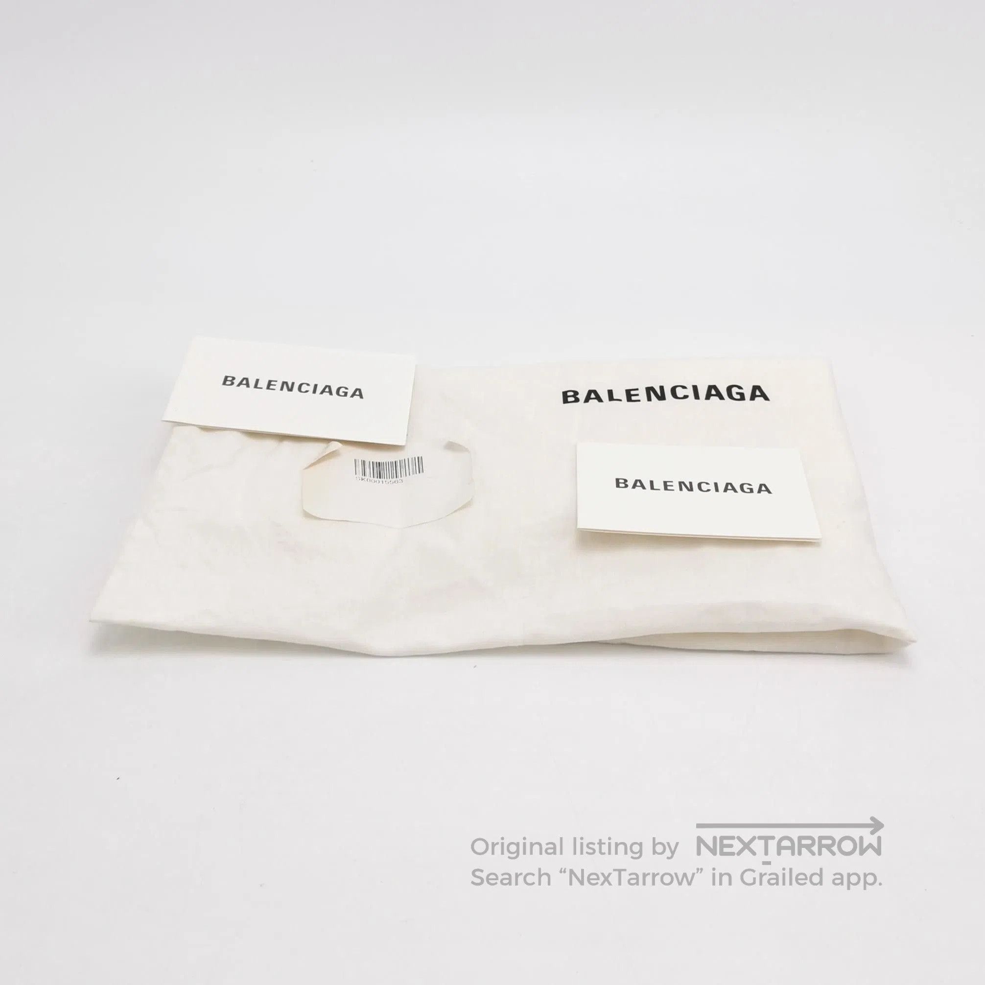 Balenciaga Balenciaga Leather Logo Zip Clutch. Size ONE SIZE - 9 Thumbnail