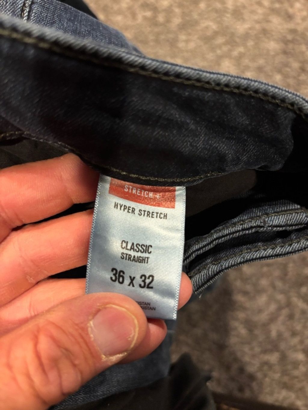 Express Men’s Express Classic Straight Jeans Size US 36 / EU 52 - 5 Thumbnail