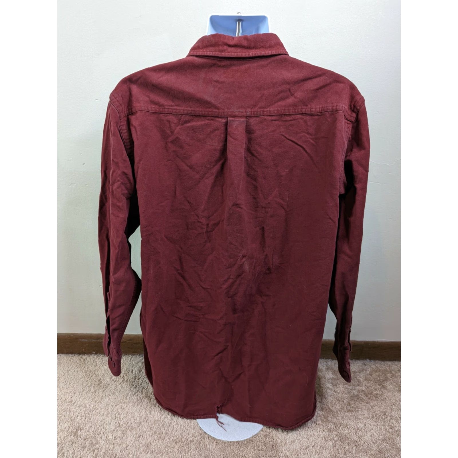 Vintage VINTAGE L.L. Bean Shirt Mens Button-Down Chamois Cloth Button Front LT Tall Large Red Shirt Size US L / EU 52-54 / 3 - 5 Thumbnail