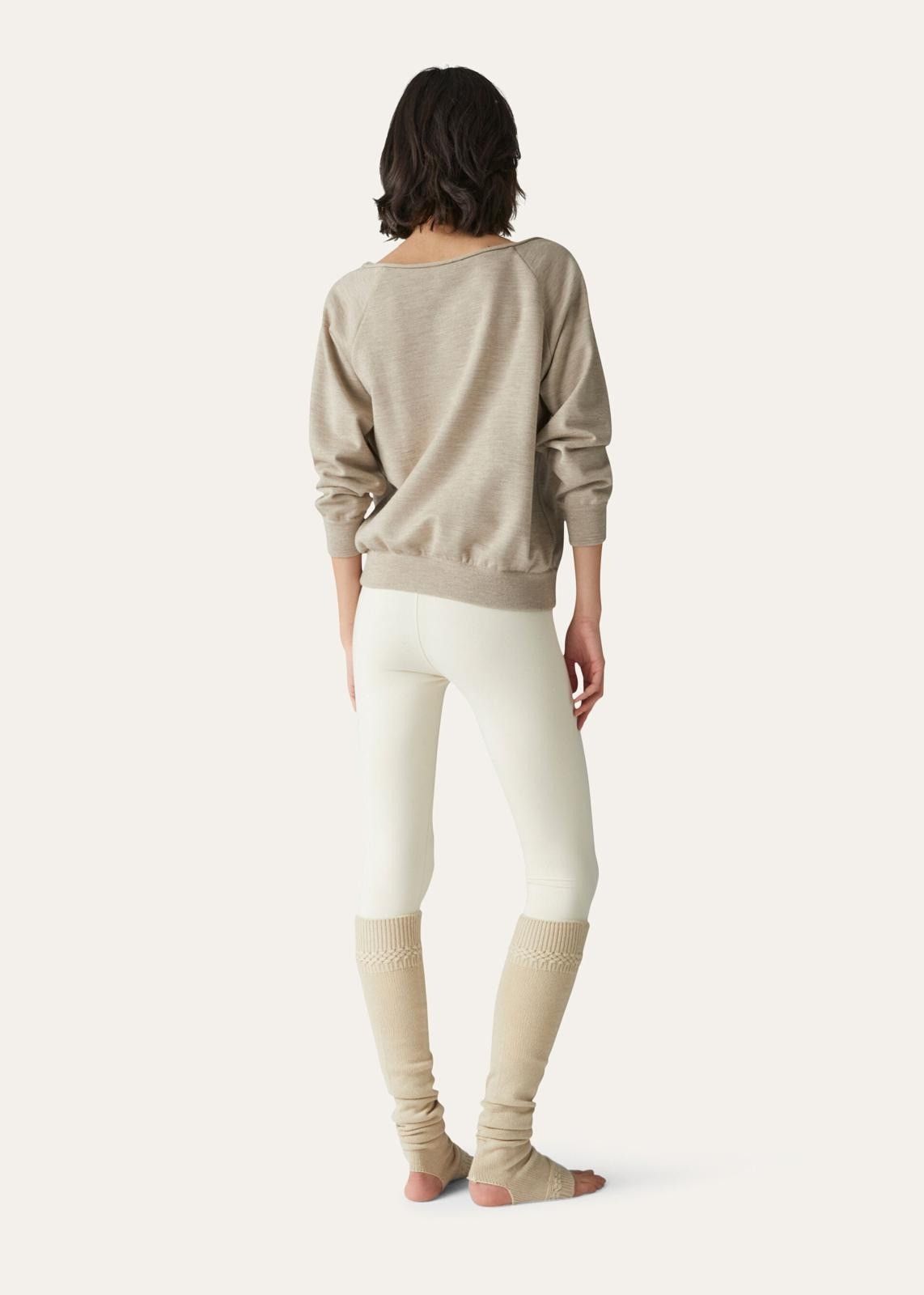 Loro Piana o1srvl11e1024 Cocooning Viscose Leggings in White Size 27" / US 4 / IT 40 - 3 Thumbnail