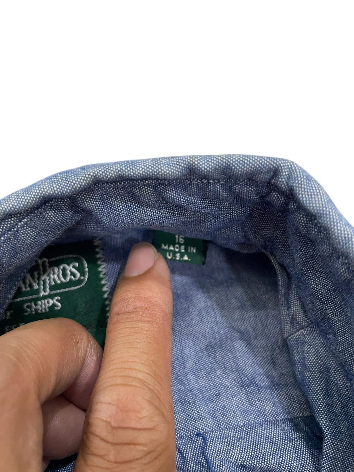 Gitman Bros. Vintage × SHIPS Gitman Bros. Vintage x Ships Chambray 40s Inpired Size US M / EU 48-50 / 2 - 7 Thumbnail