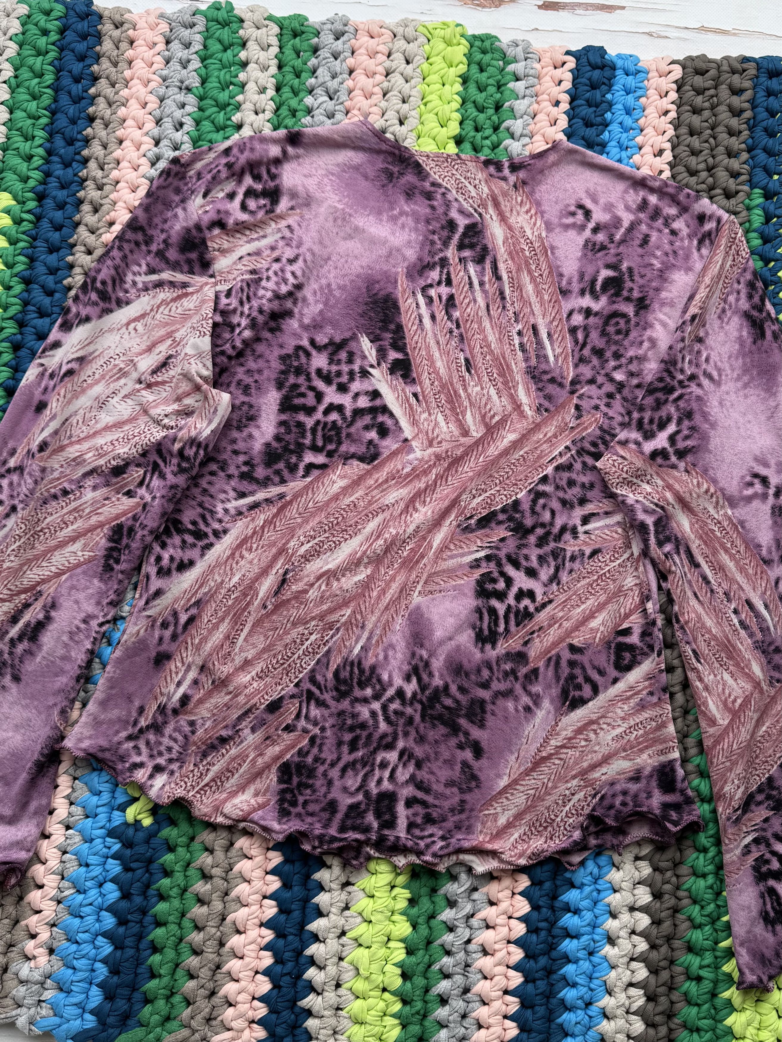 Just Cavalli Just Cavalli Vintage Blouse (V311)(D10) Size L / US 10 / IT 46 - 7 Thumbnail