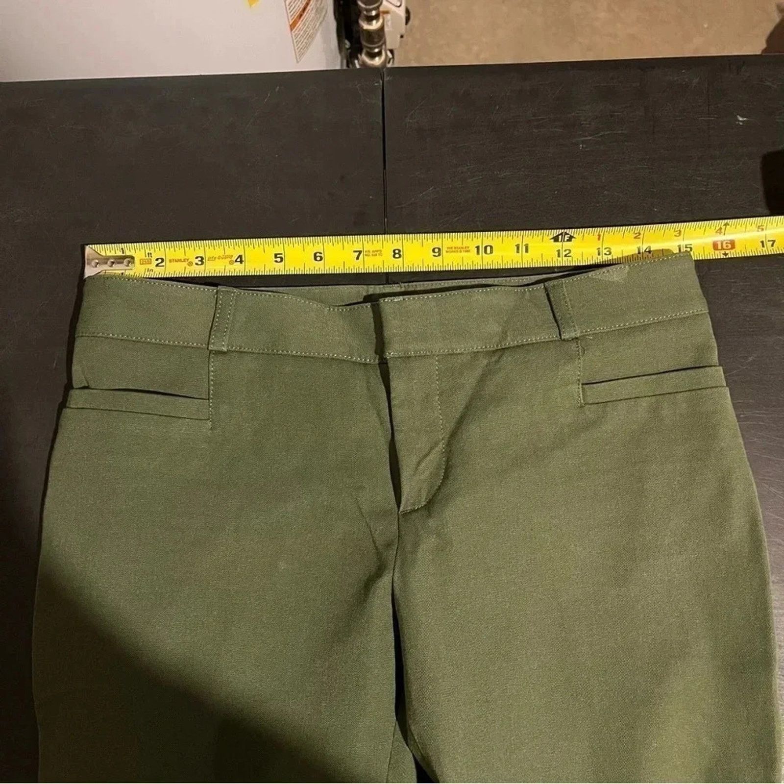 Banana Republic Banana Republic Pants Women’s 2 Green Sloan Chino Flat Front Size 26" / US 2 / IT 38 - 6 Thumbnail