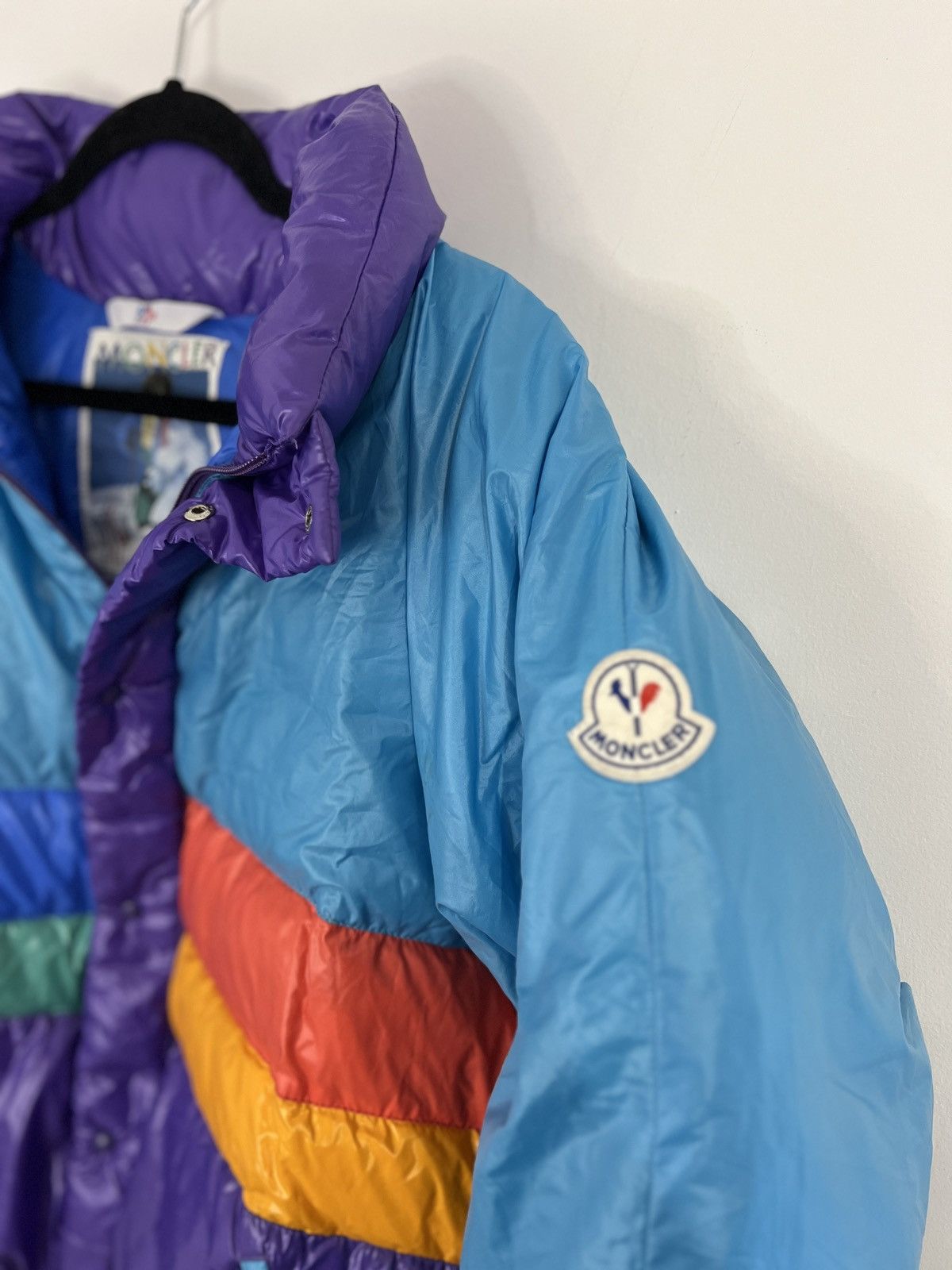 Moncler × Vintage Moncler grenoble vintage 1980's rare puffer Size L / US 10 / IT 46 - 2 Thumbnail