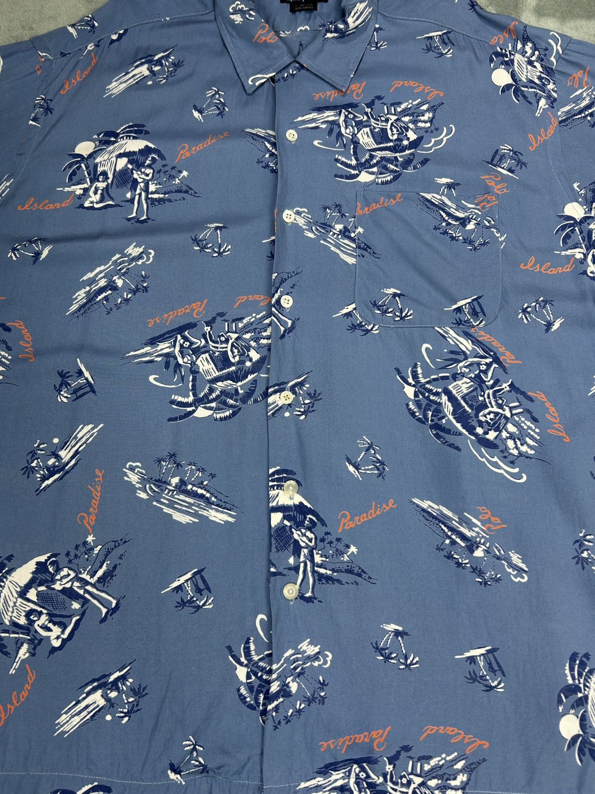 Polo Ralph Lauren Vintage Polo Ralph Lauren Hawaii Rayon Shirt Size US L / EU 52-54 / 3 - 2 Thumbnail