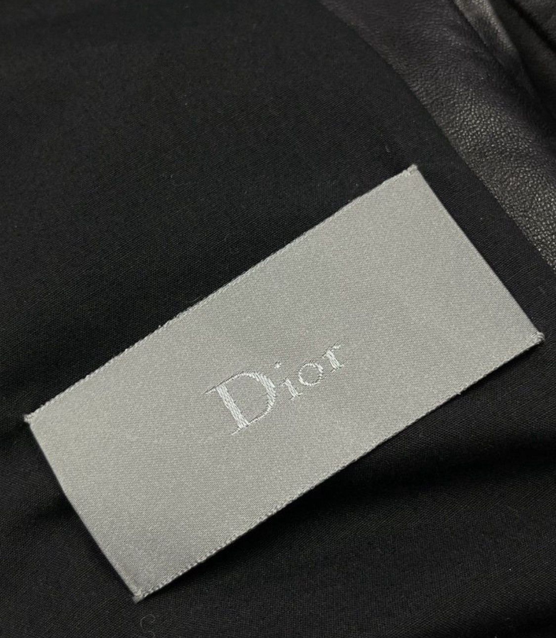 Dior Dior Homme Zip-Up Pocket Detail Leather Biker Bomber Jacket Size US M / EU 48-50 / 2 - 8 Thumbnail
