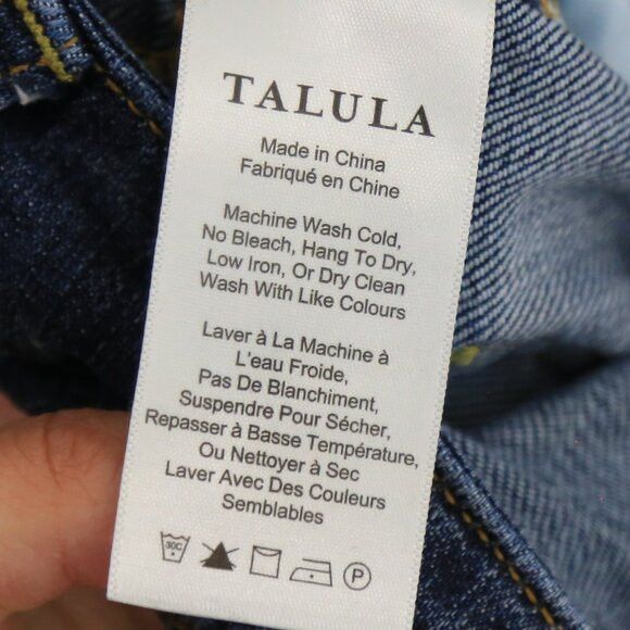 Aritzia Aritzia Talula Denim Jean Cut Off Y2K Low Rise Beach Shorts Size 27" / US 4 / IT 40 - 5 Thumbnail